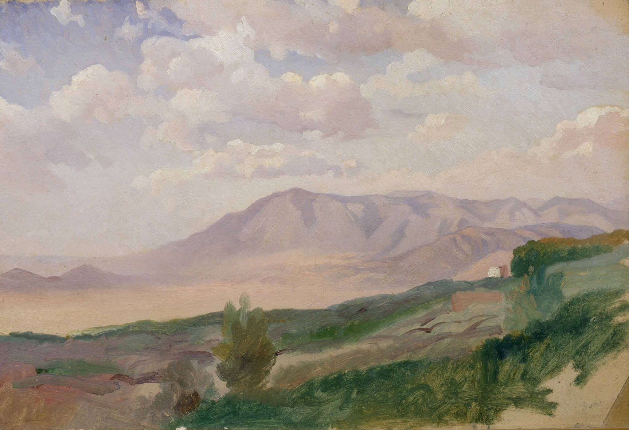 Горы. Вико, Nikolai Ge, 1858