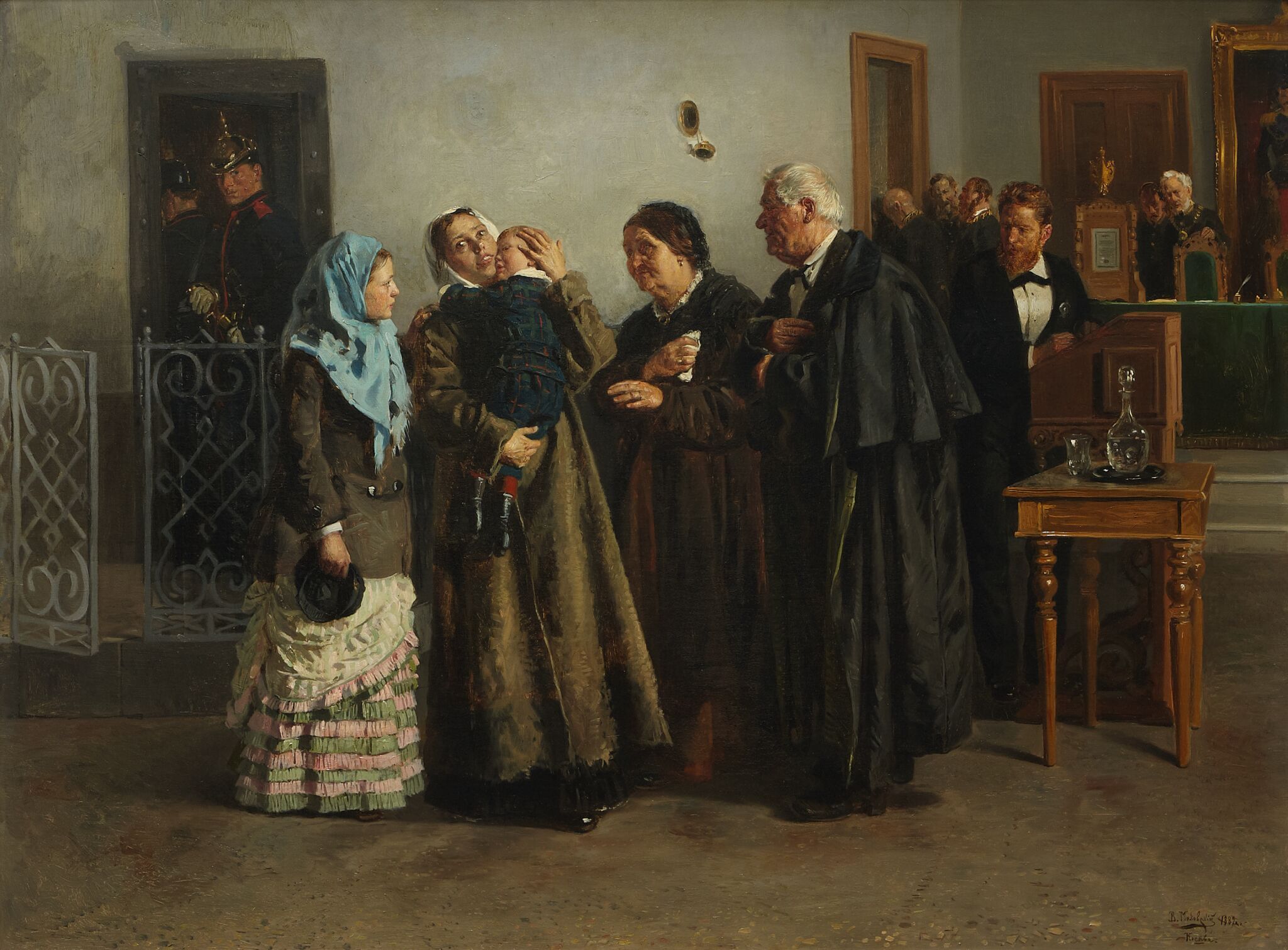 Оправданная, Vladimir Makovsky, 1882-1900