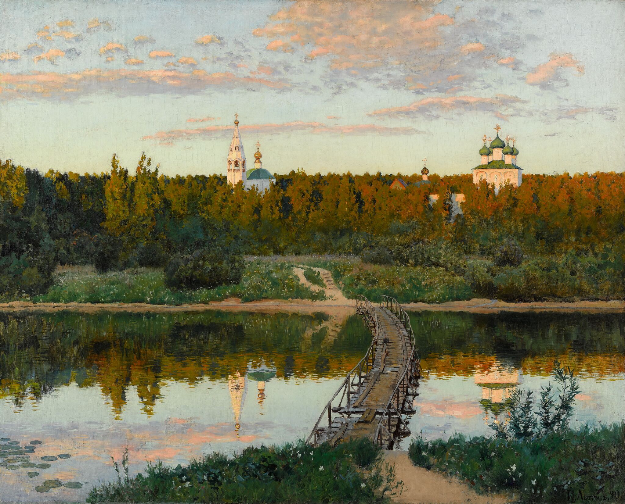 Тихая обитель, Isaac Levitan, 1890