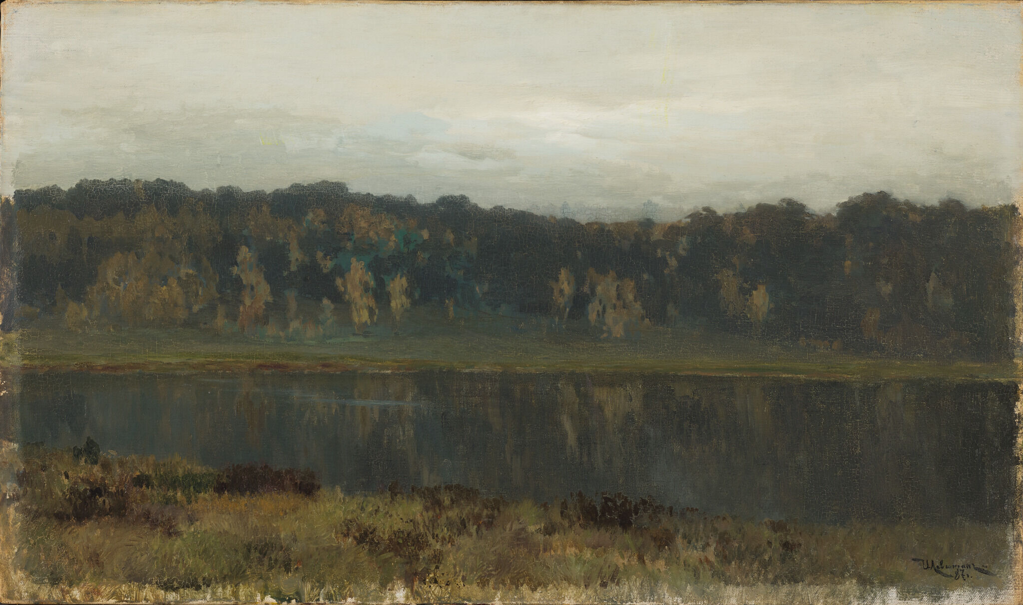 Осеннее утро. Туман, Isaac Levitan, 1886-1887