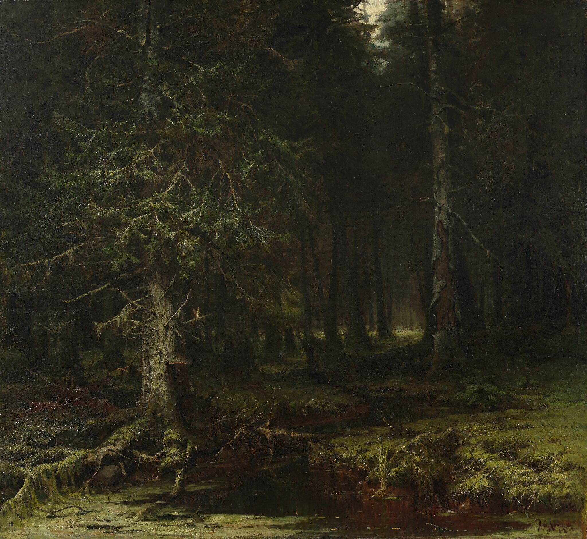 Девственный лес, Julius Sergius von Klever, 1880