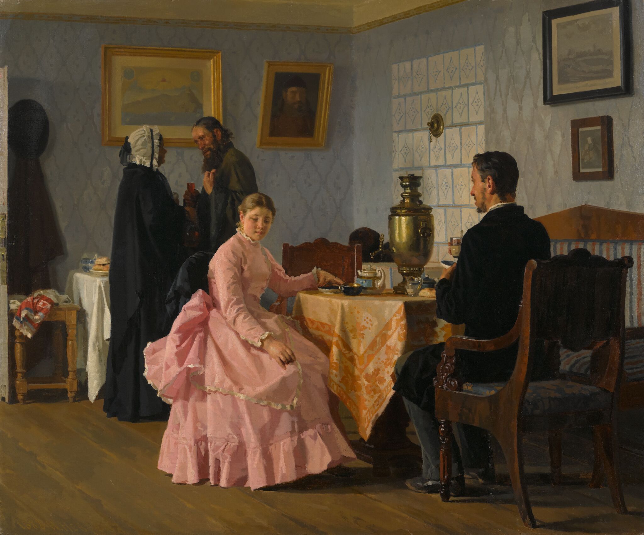 Смотрины, Nikolai Nevrev, 1888