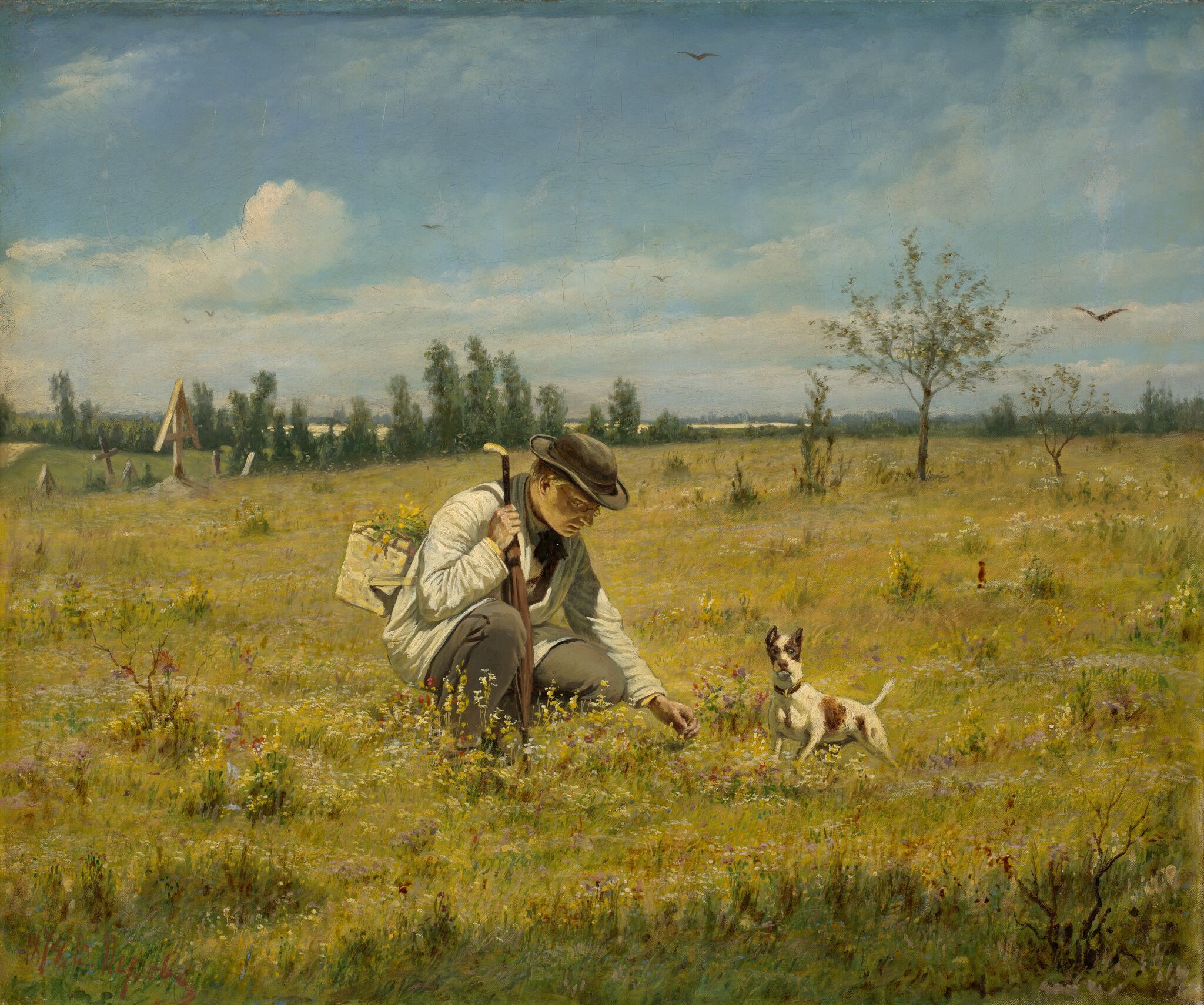 Ботаник, Vasily Perov, 1874