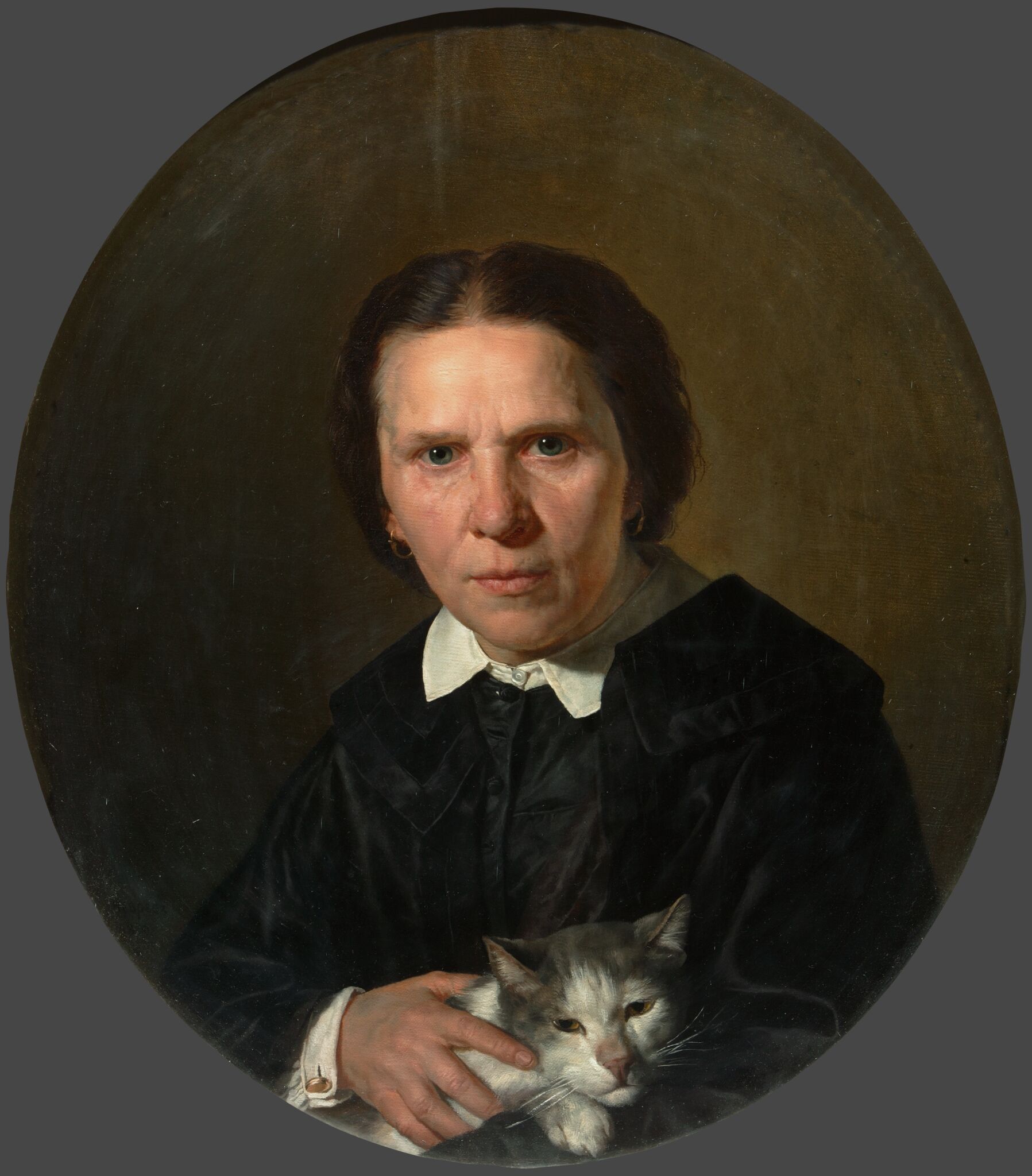 Портрет А.Д. Коншиной, Nikolai Nevrev, 1859