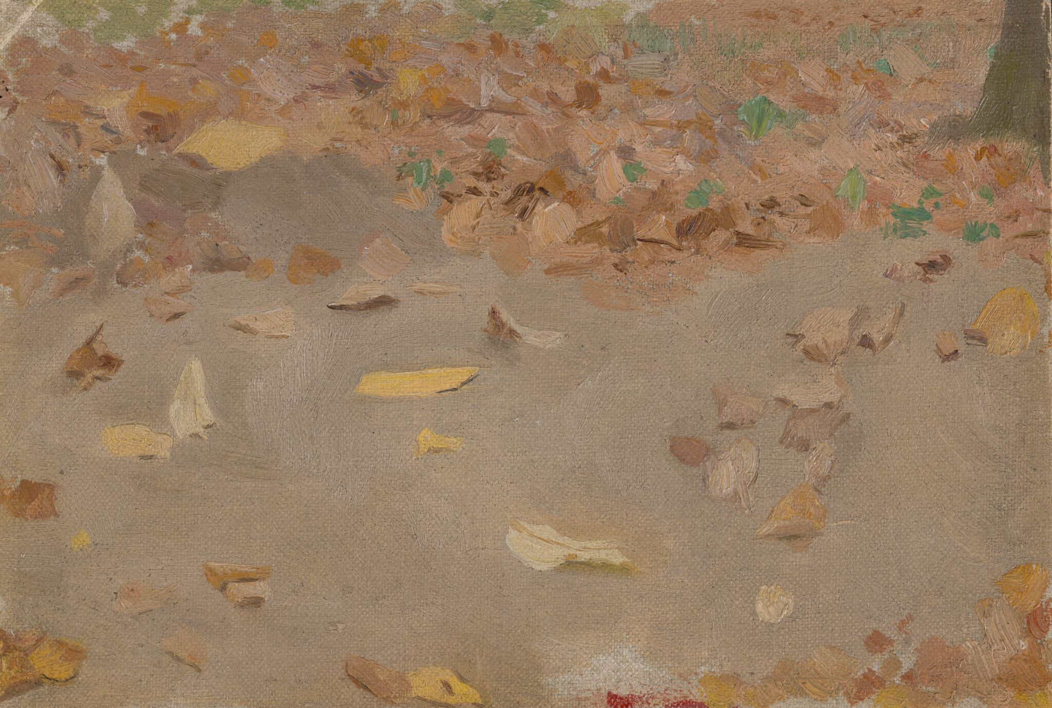 Осенние листья, Isaac Levitan, 1879