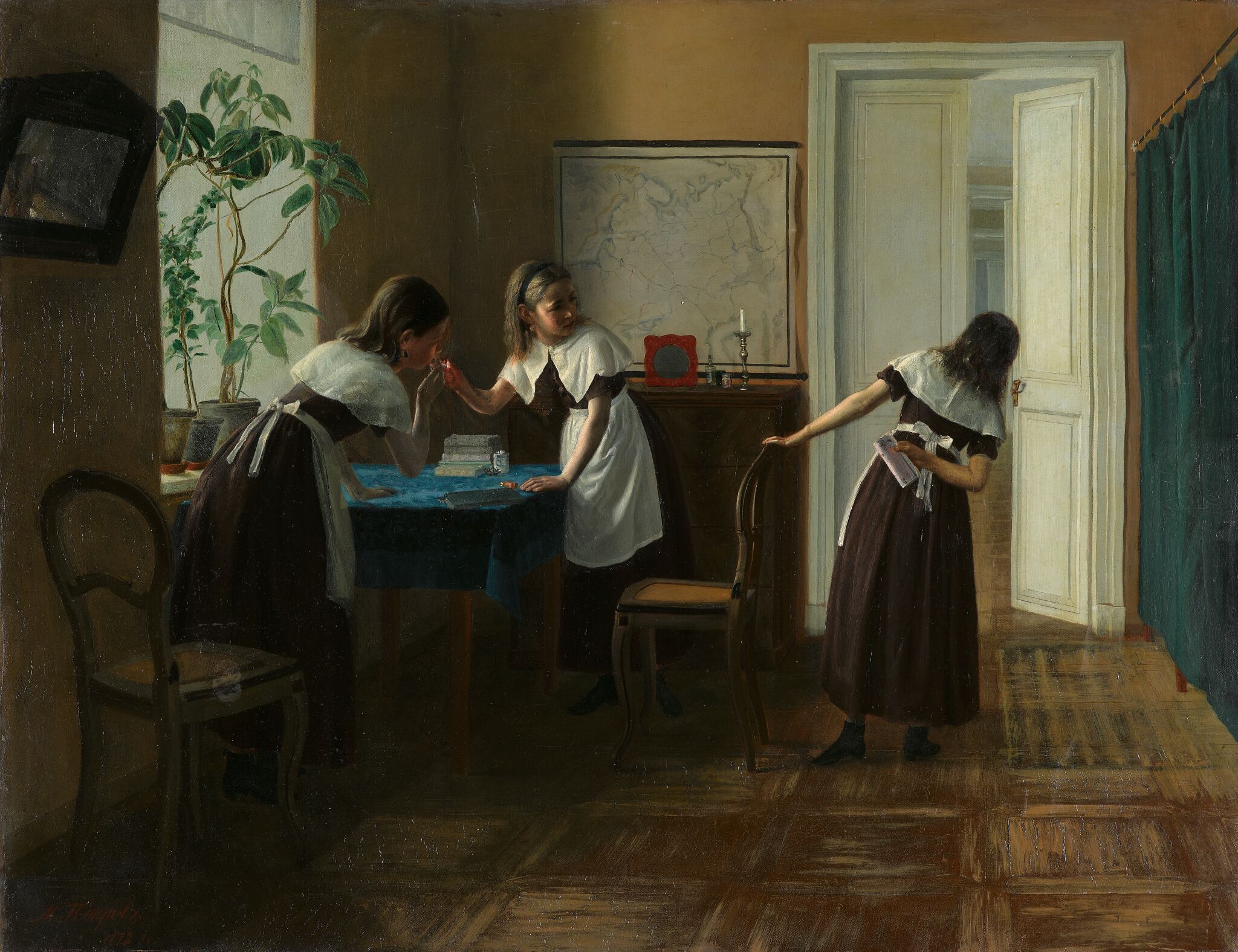 Пансионерки, Mikhail Petrov, 1872