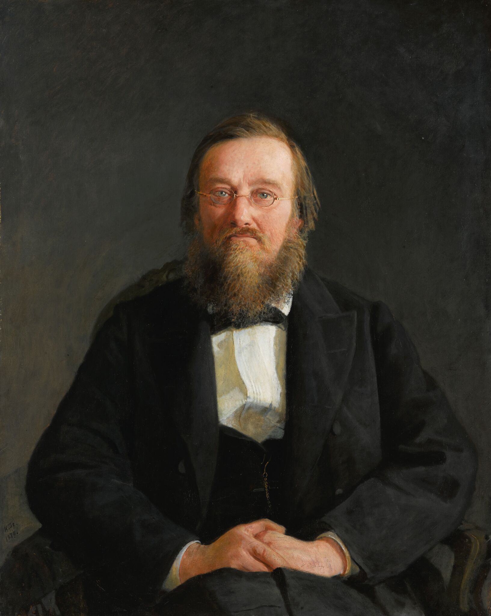 Портрет историка Николая Ивановича Костомарова, Nikolai Ge, 1870