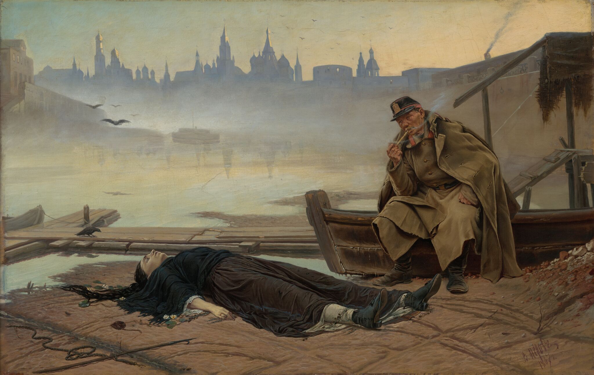 Утопленница, Vasily Perov, 1867
