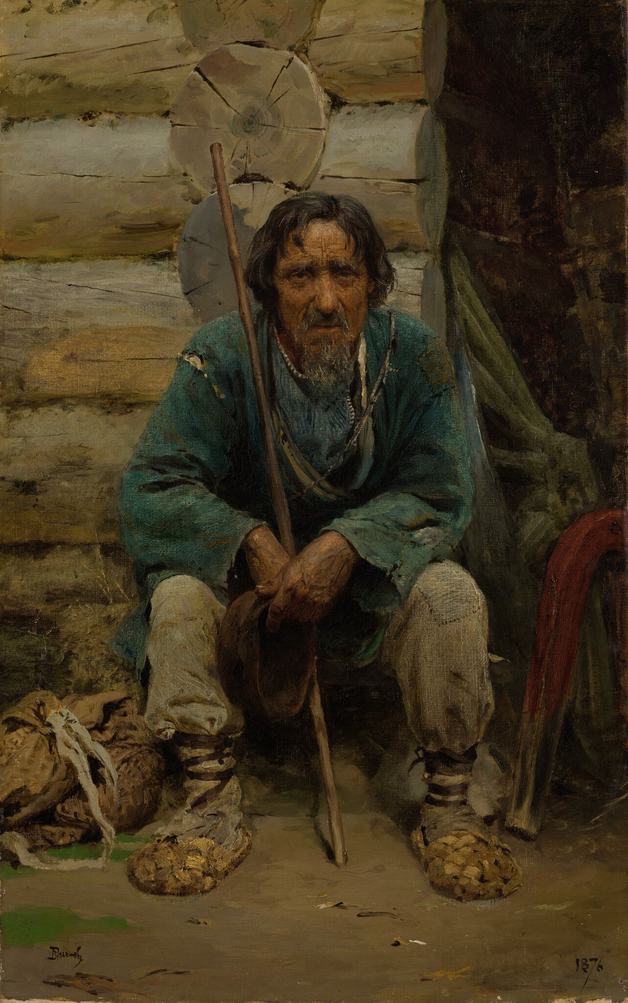 Сказитель былин Никита Богданов, Vasily Polenov, 1876