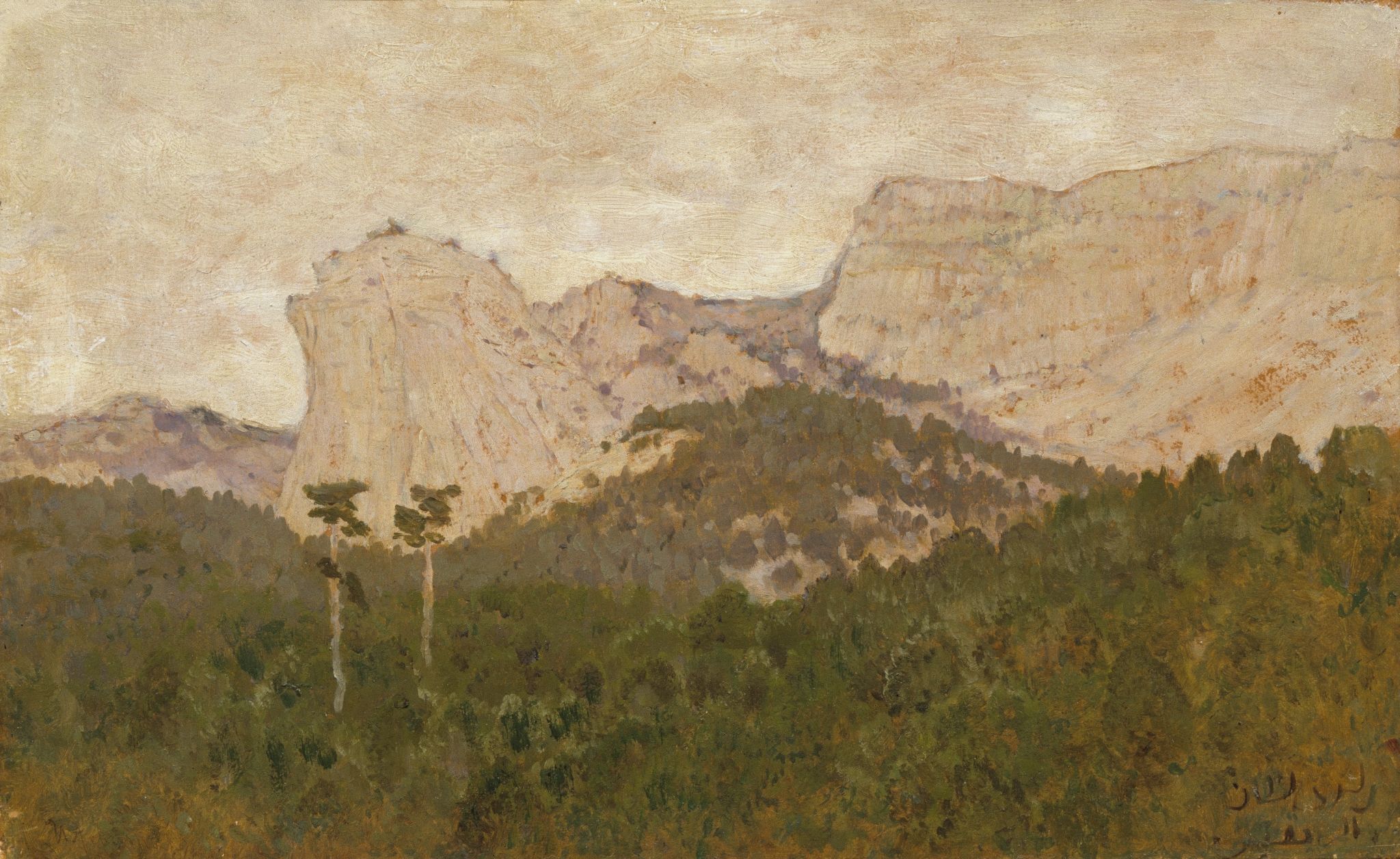Горы. Крым, Isaac Levitan, 1886