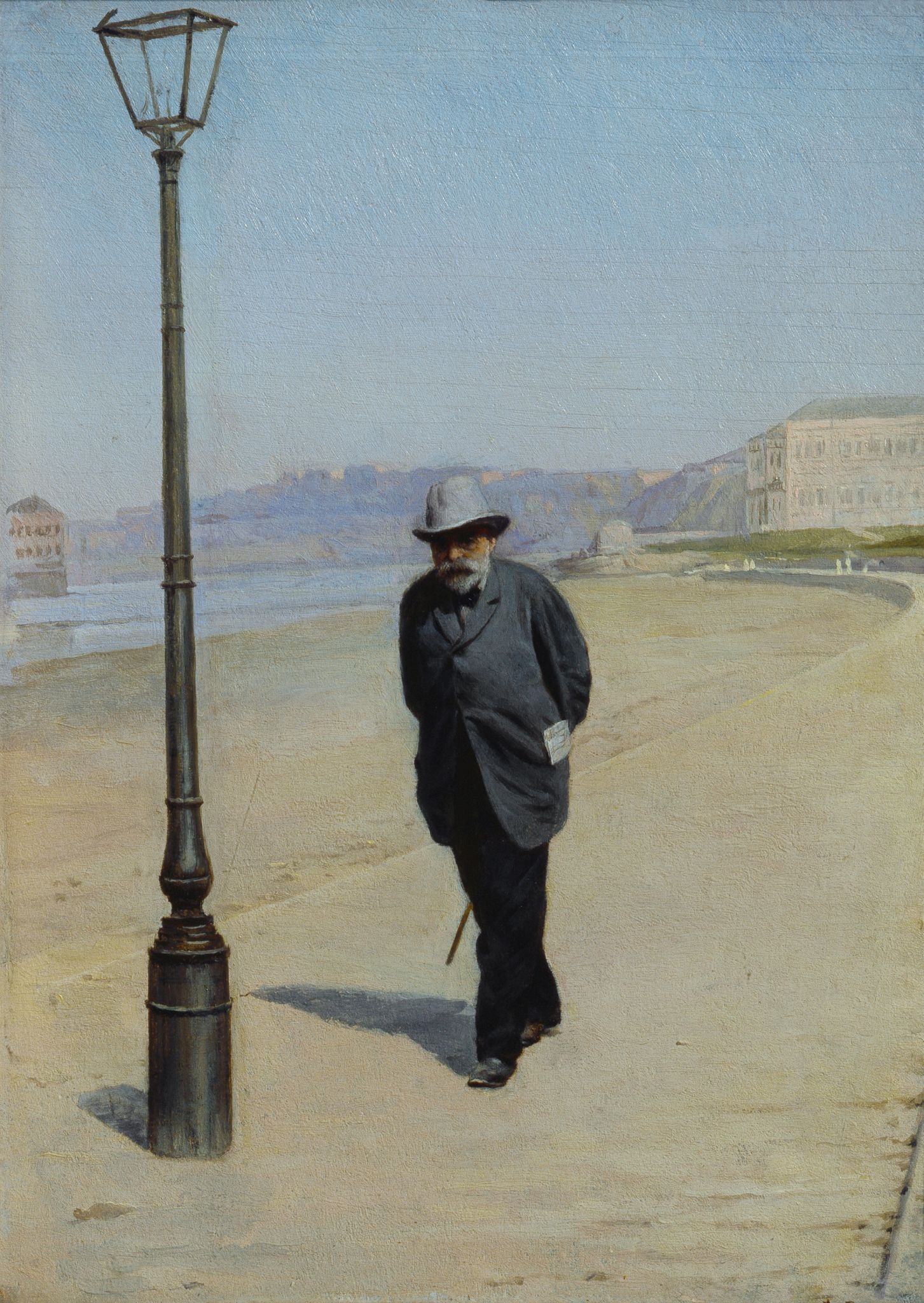 И.В. Щукин на прогулке, Ivan Pokhitonov, 1900s
