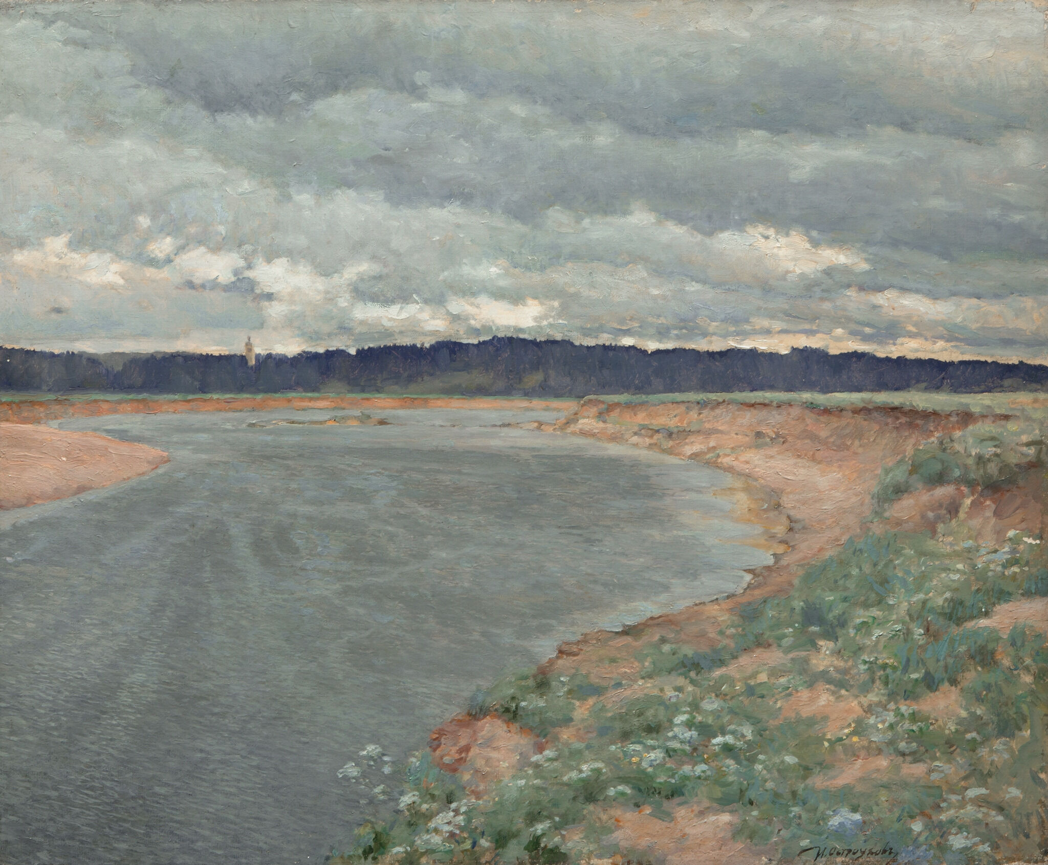 «Сиверко», Ilya Ostroukhov, late 1890s – early 1900s