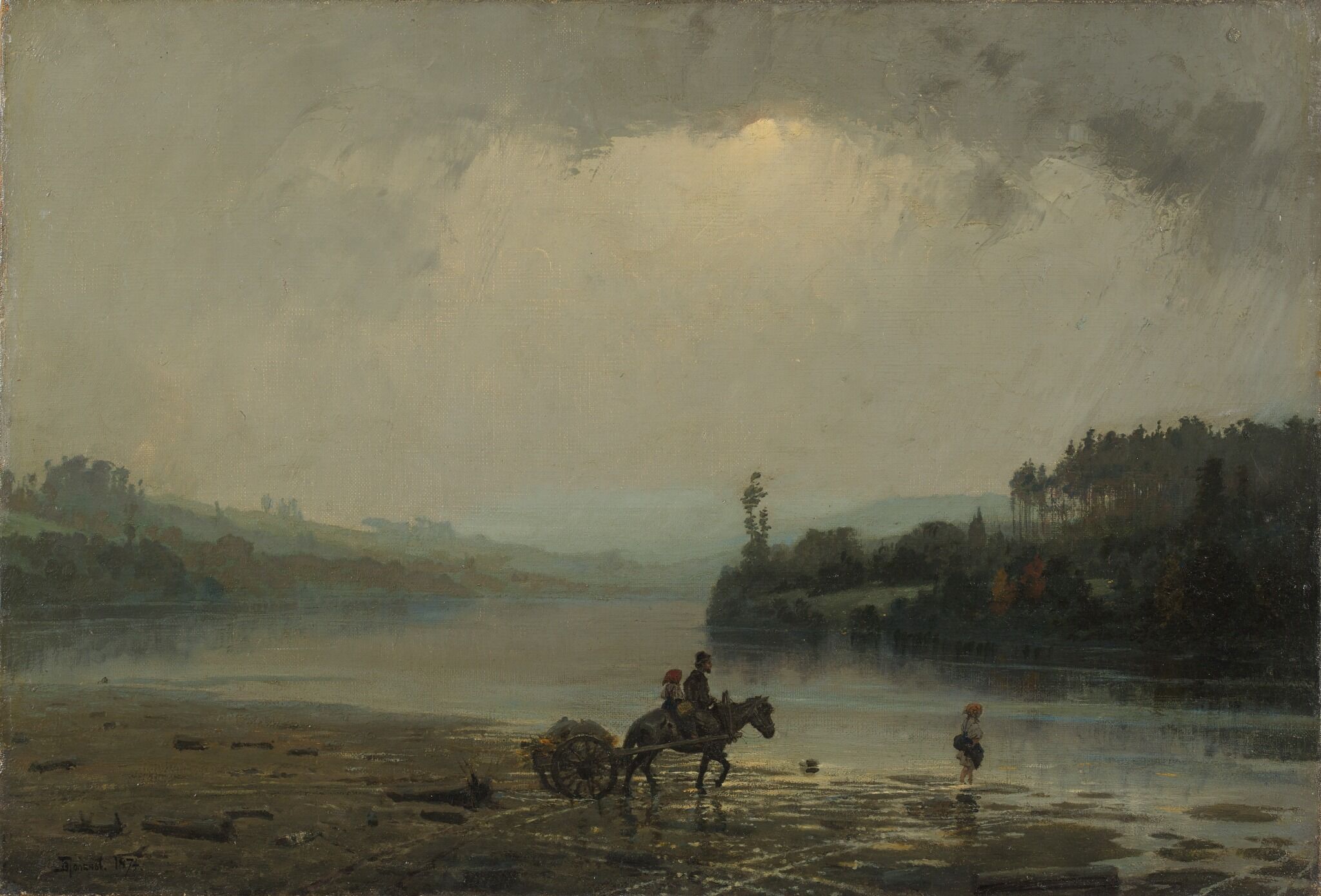 Ливень, Vasily Polenov, 1874