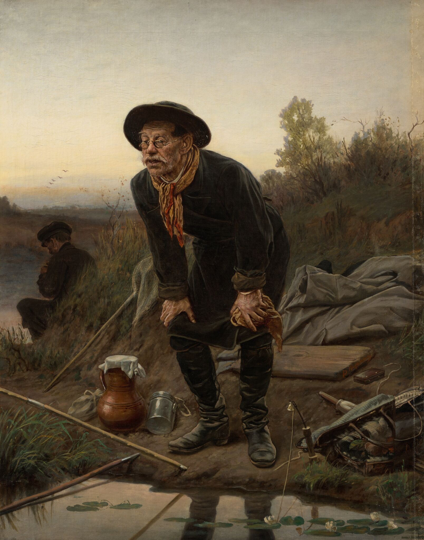 Рыболов, Vasily Perov, 1871