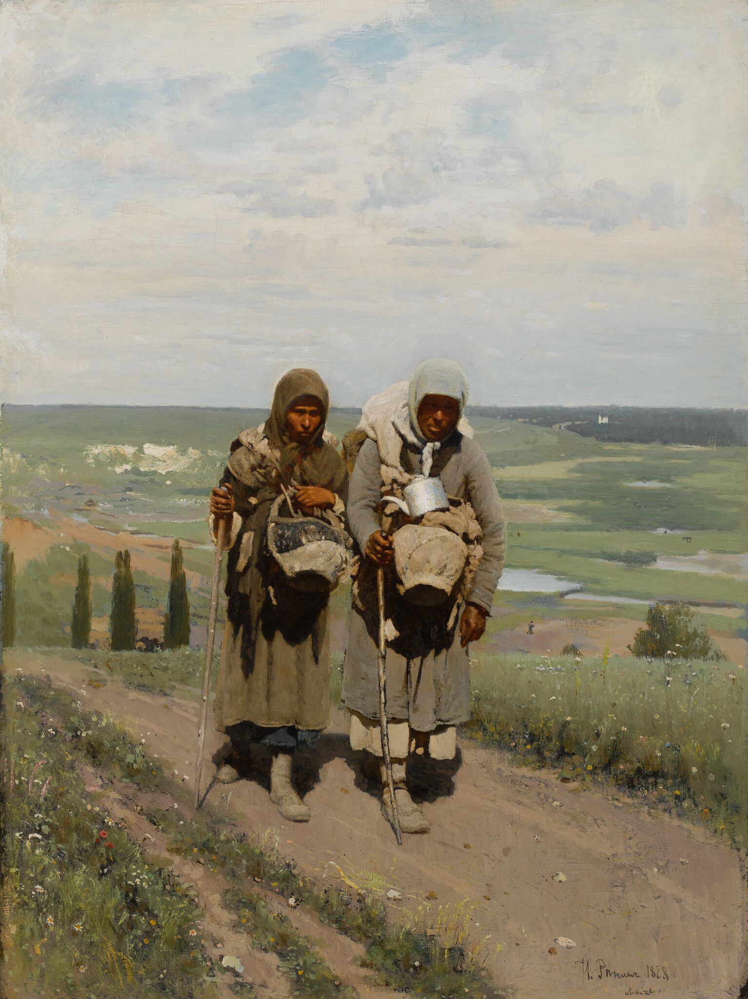 Богомолки-странницы, Ilya Repin, 1878