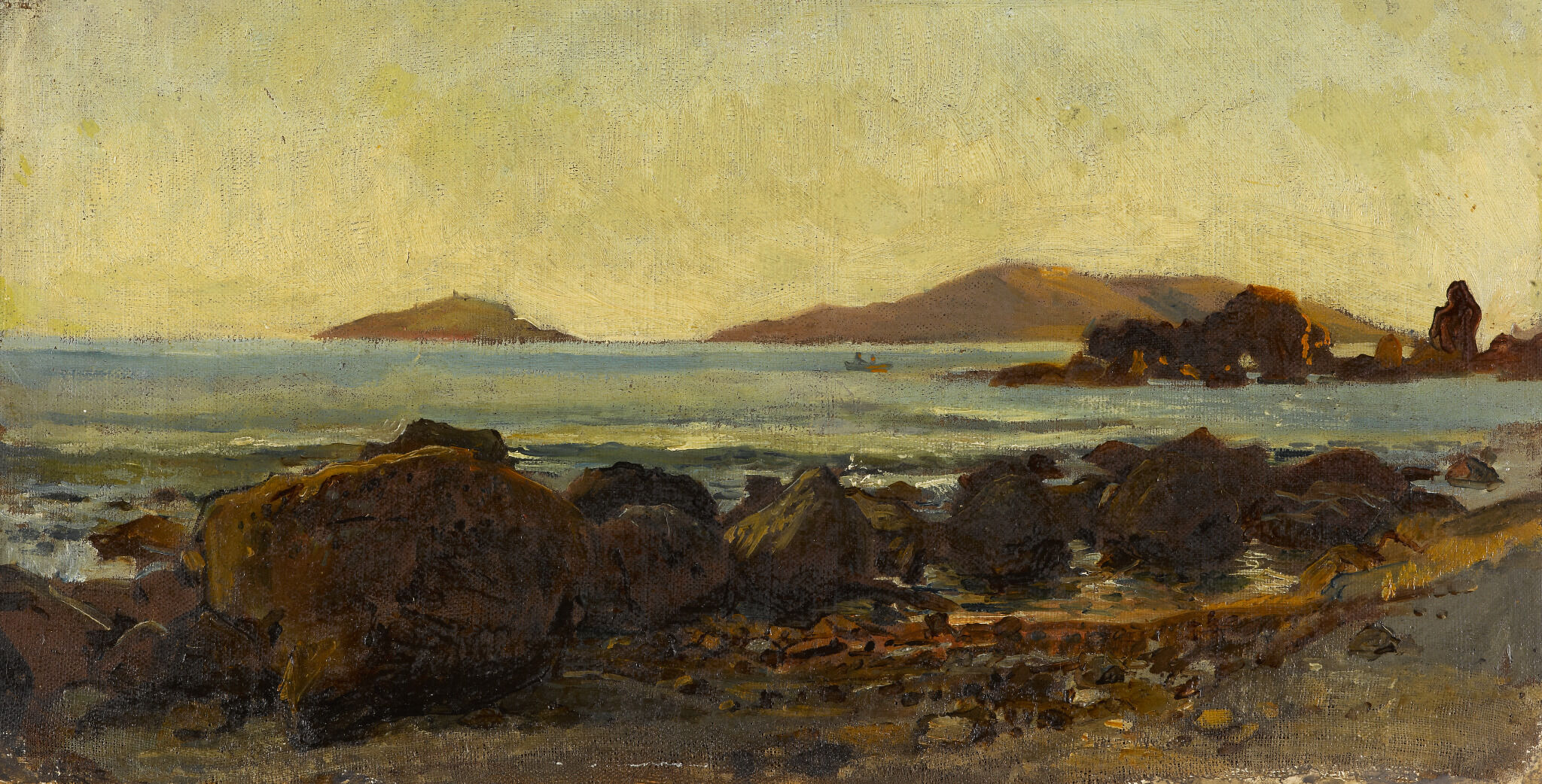 Залив Специя. Сан-Теренцо, Nikolai Ge, 1867