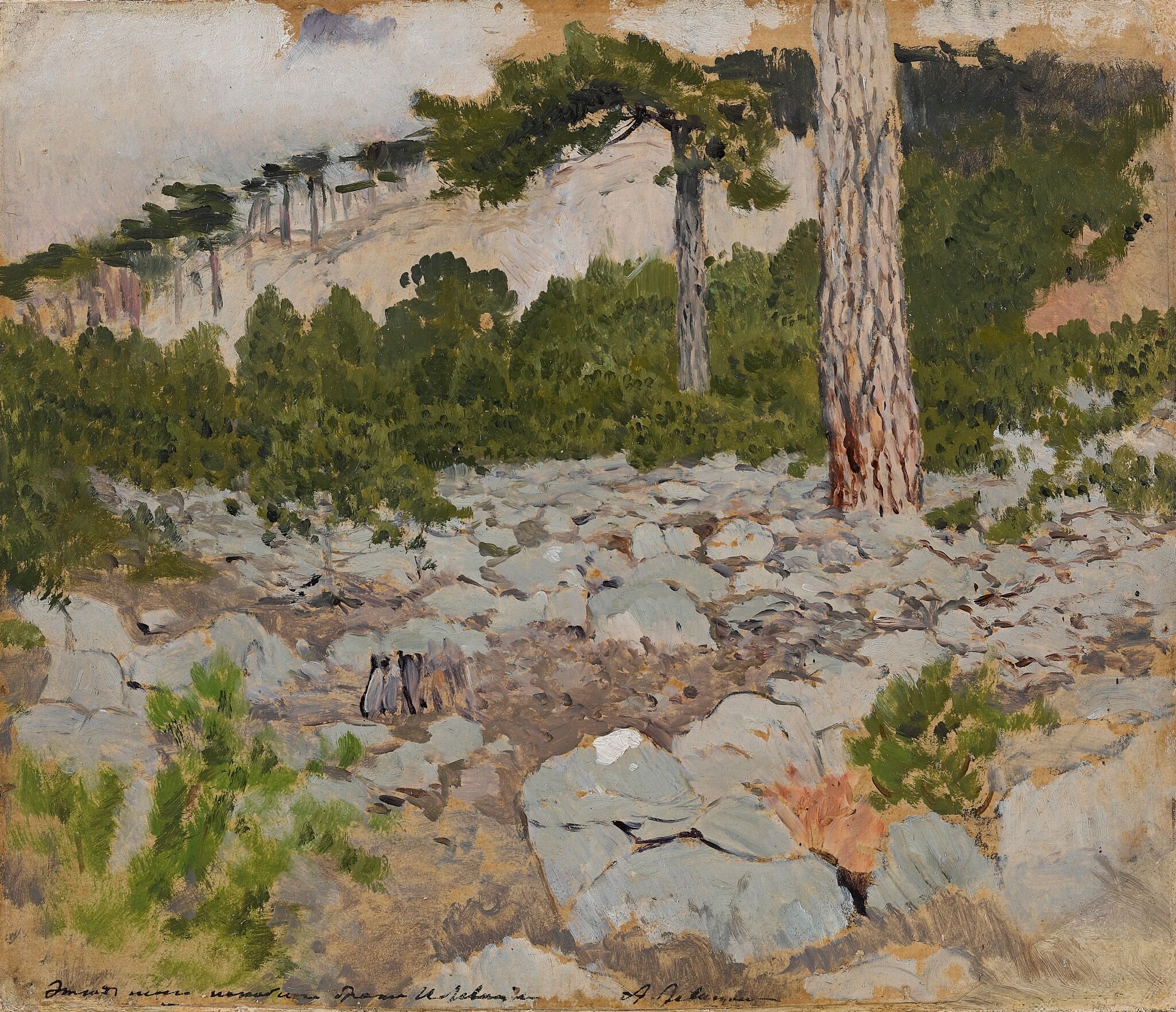 Крым. В горах, Isaac Levitan, 1886