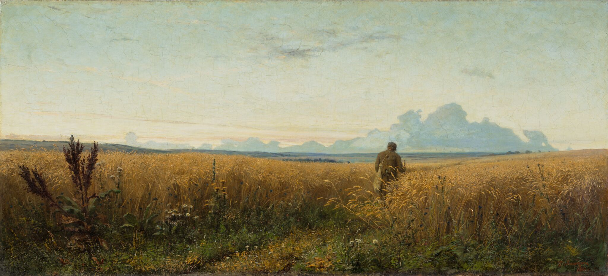 Дорога во ржи, Grigoriy Myasoyedov, 1881