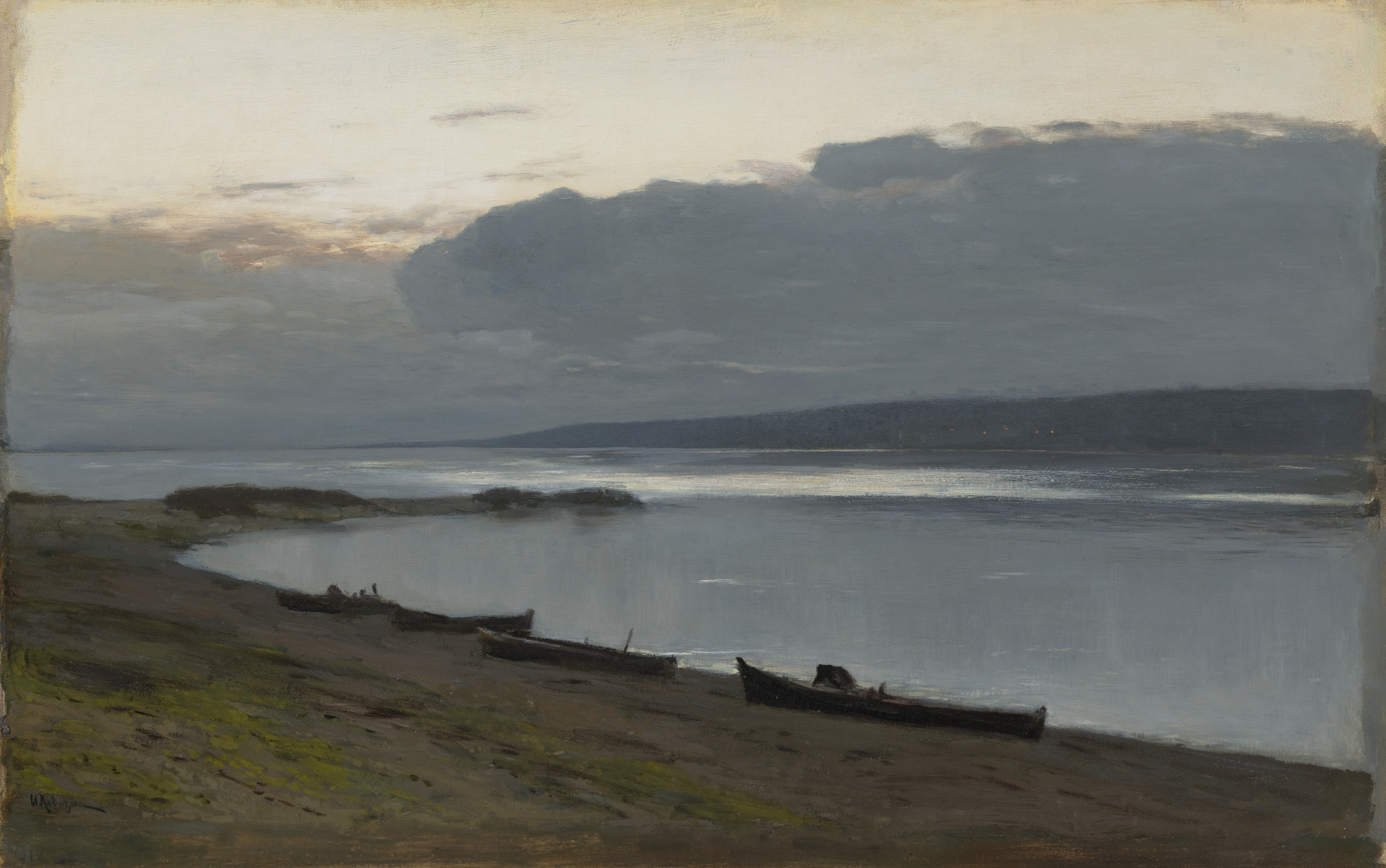 Вечер на Волге, Isaac Levitan, 1887-1888