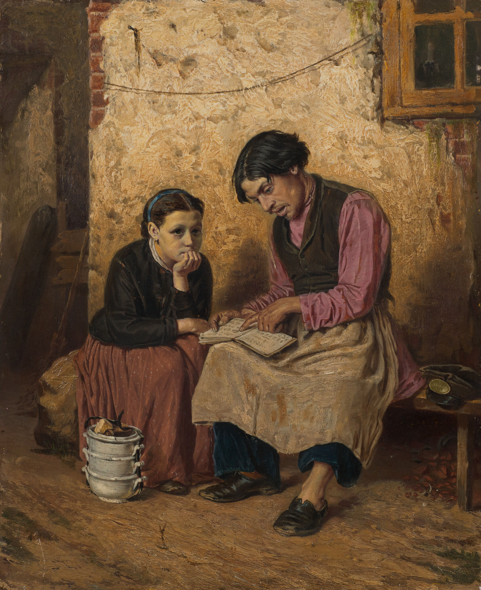 Дворник-самоучка, Vasily Perov, 1868