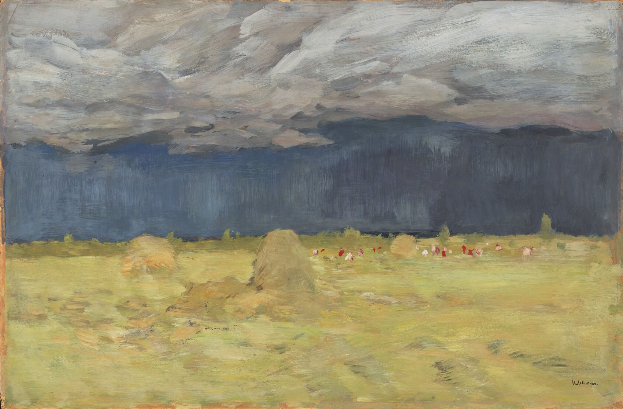 Уборка сена, Isaac Levitan, 1900