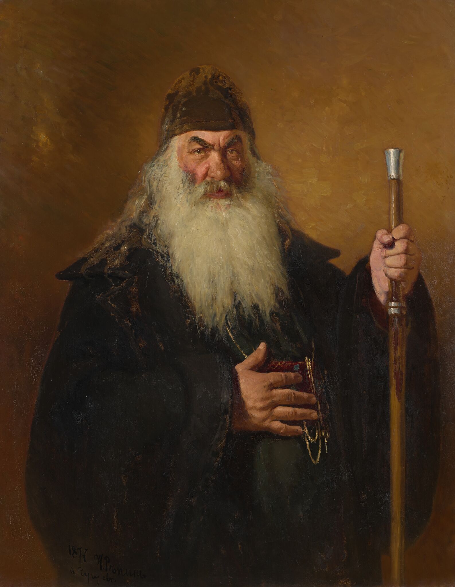 Протодиакон, Ilya Repin, 1877