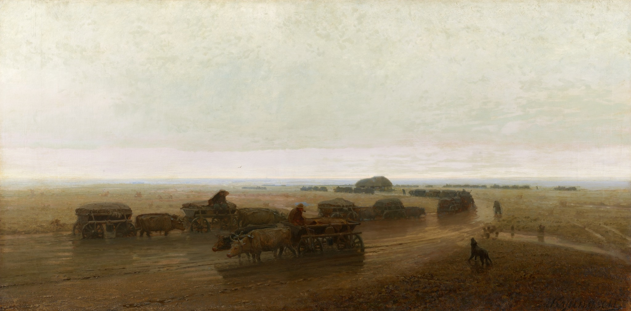 Чумацкий тракт в Мариуполе, Arkhip Kuindzhi, 1875
