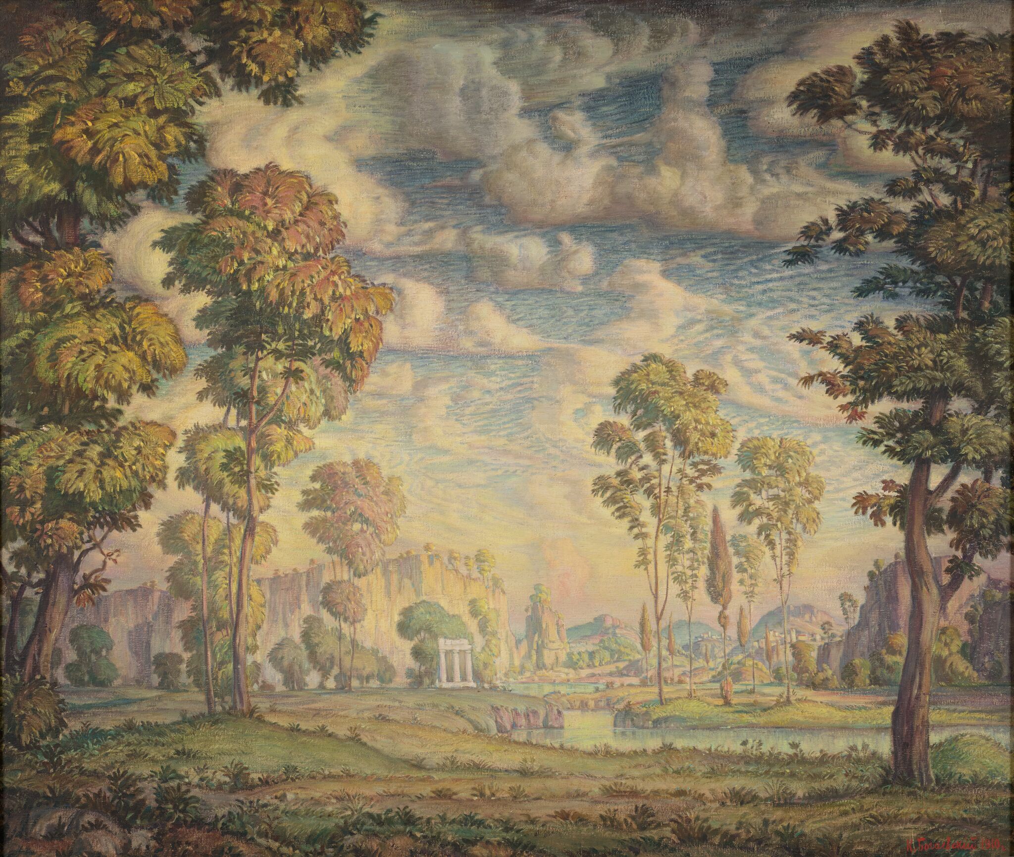Утро, Konstantin Bogaevsky, 1910