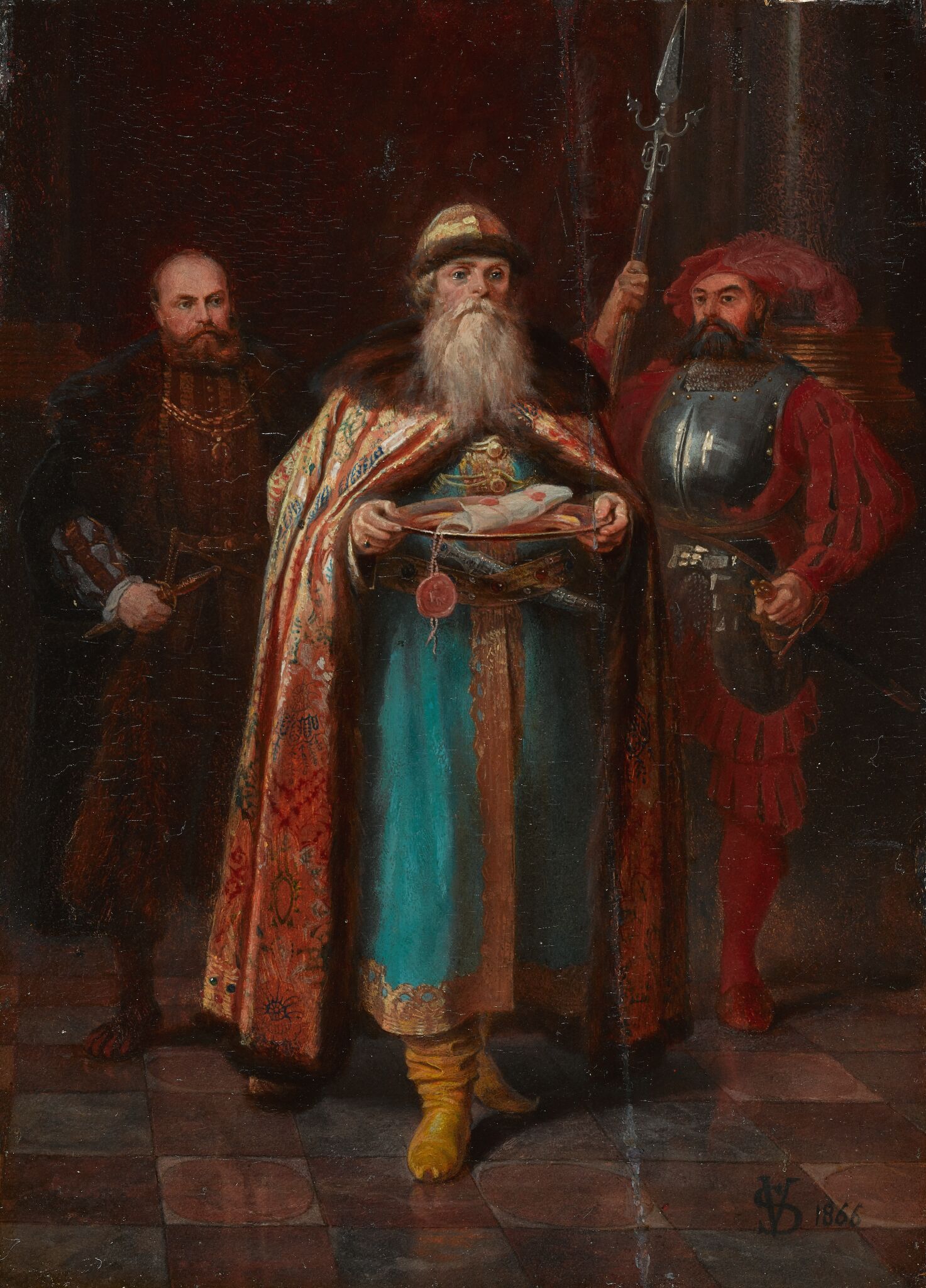 Русский посол при дворе римского императора, Vyacheslav Schwarz, 1866
