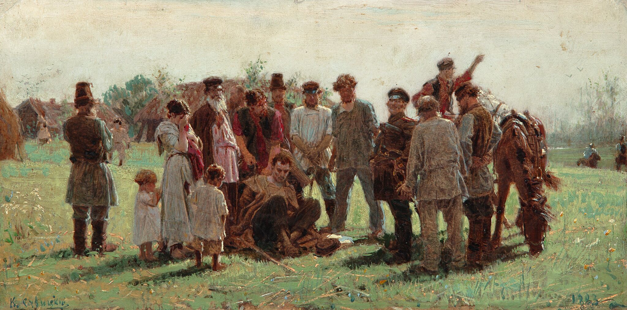 «Беглый», Konstantin Savitsky, 1883