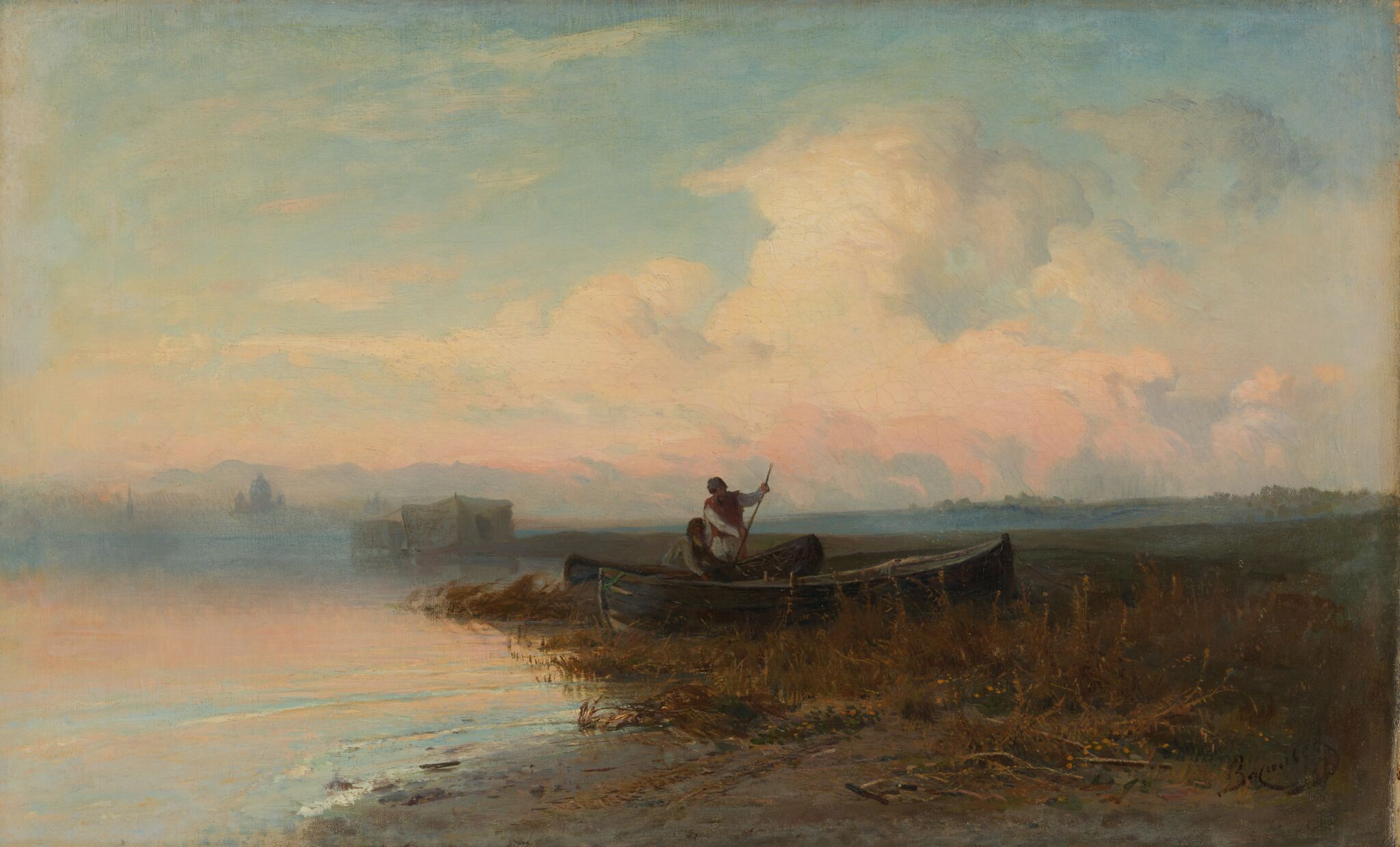 Рыбаки, Fyodor Vasilyev, 1870