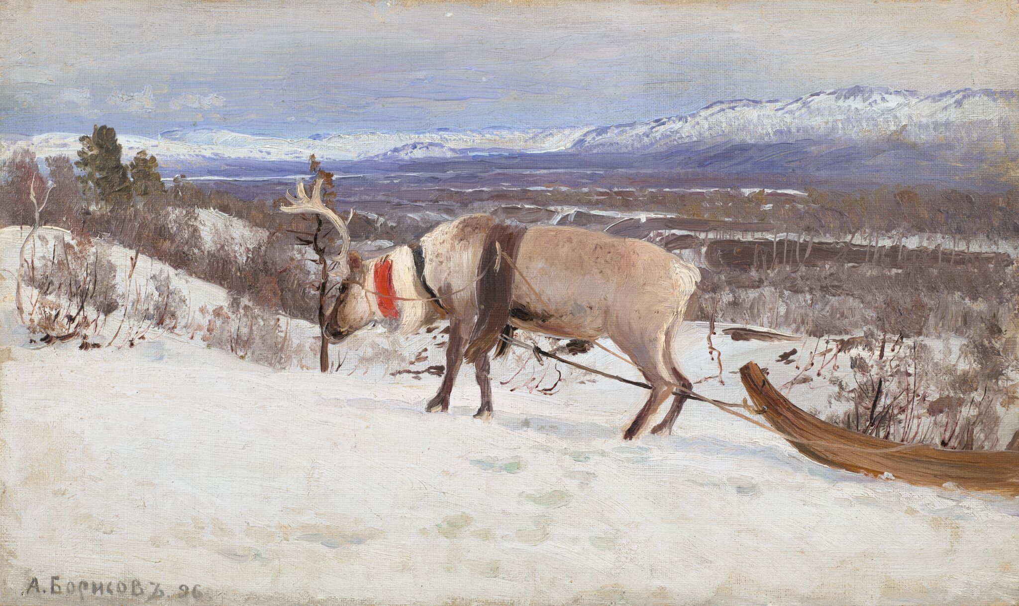 На Мурмане. Близ гавани, Aleksandr Borisov, 1896