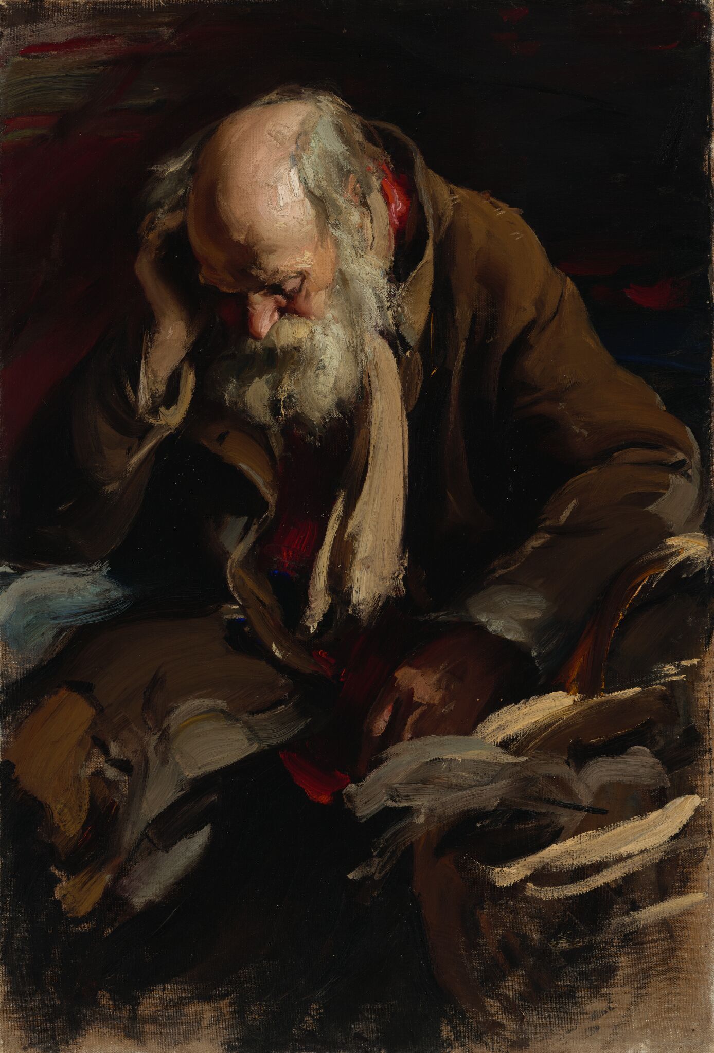 Старик, Abram Arkhipov, 1901