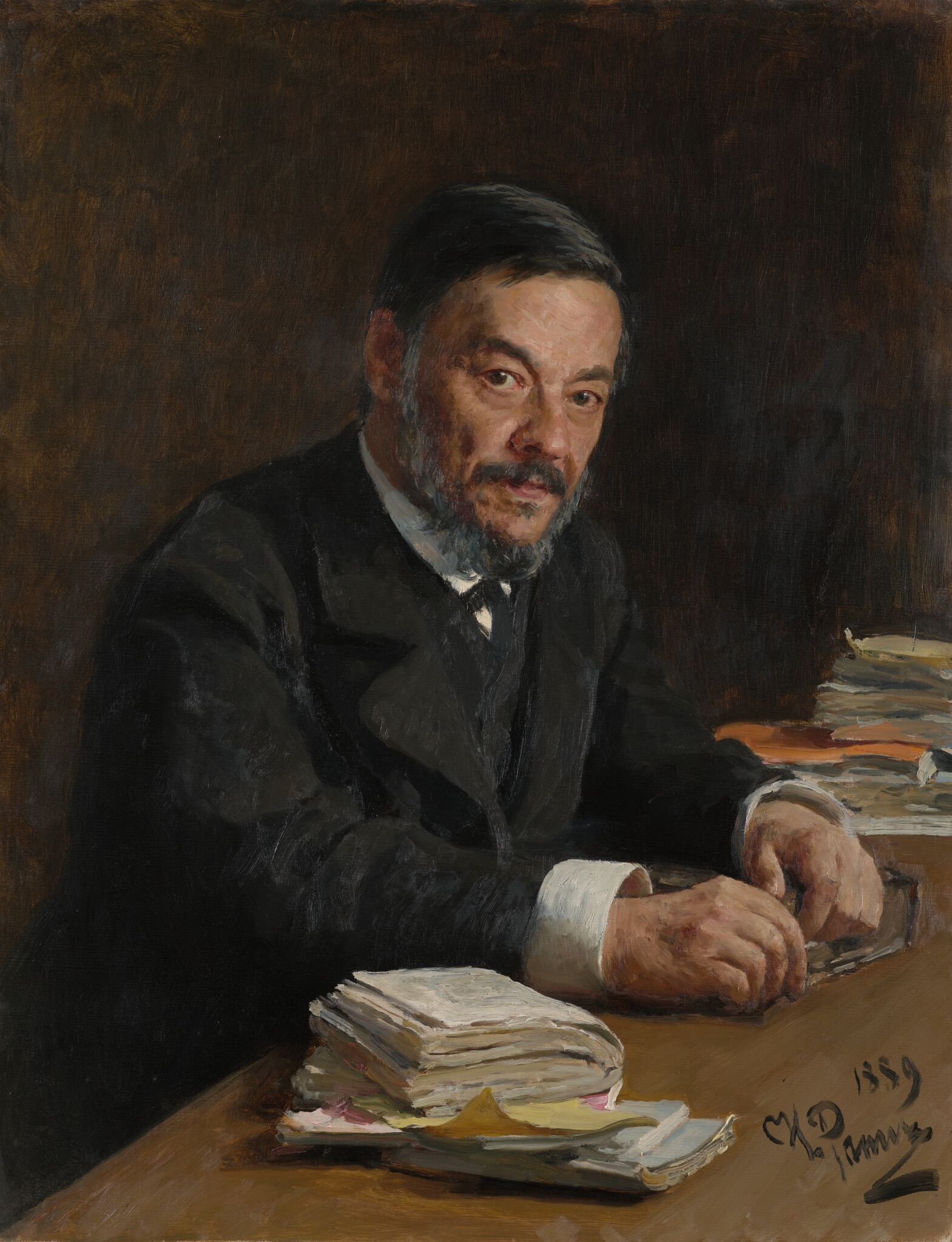 Портрет И.М. Сеченова, Ilya Repin, 1889