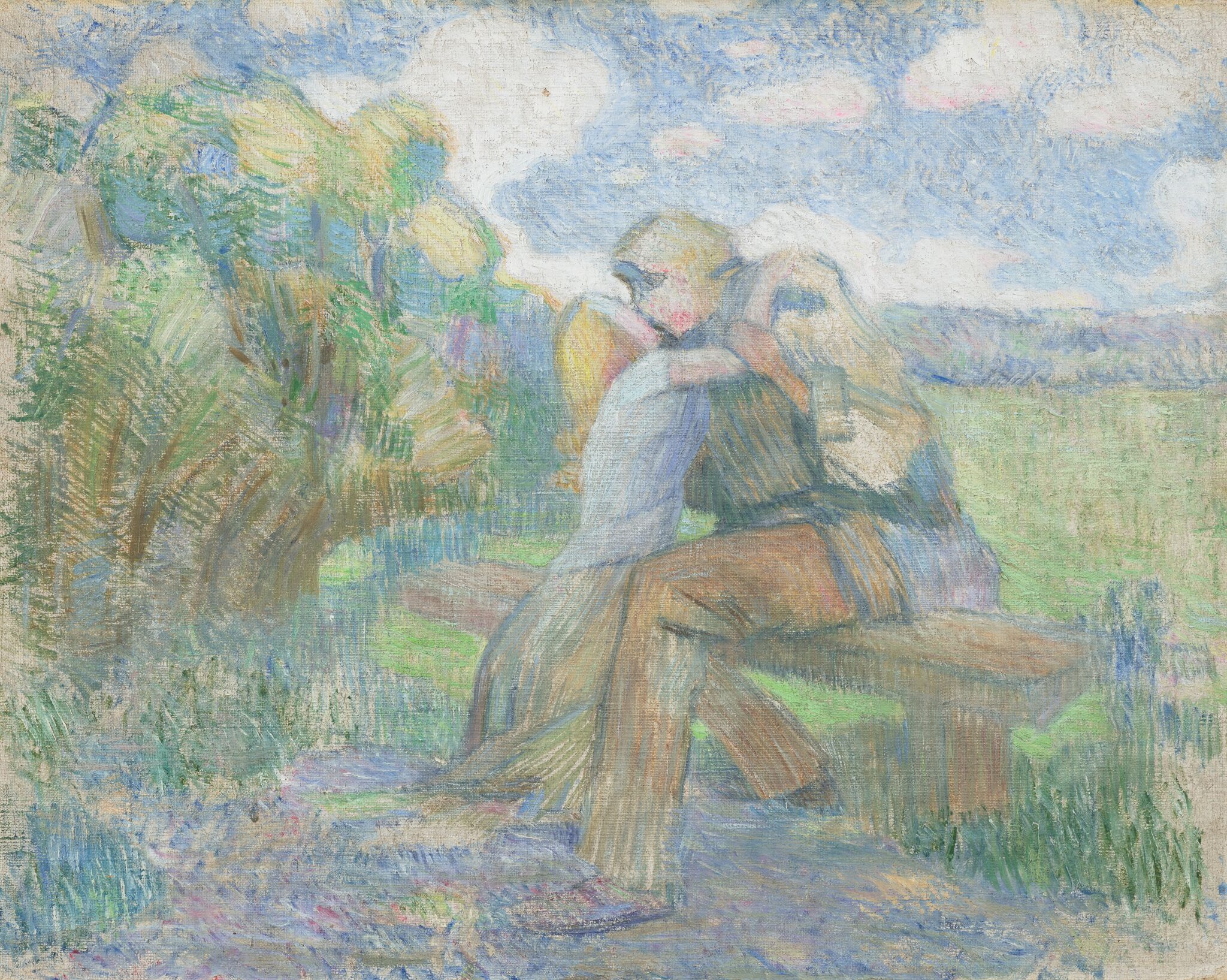 Поцелуй, Victor Borisov-Musatov, 1897