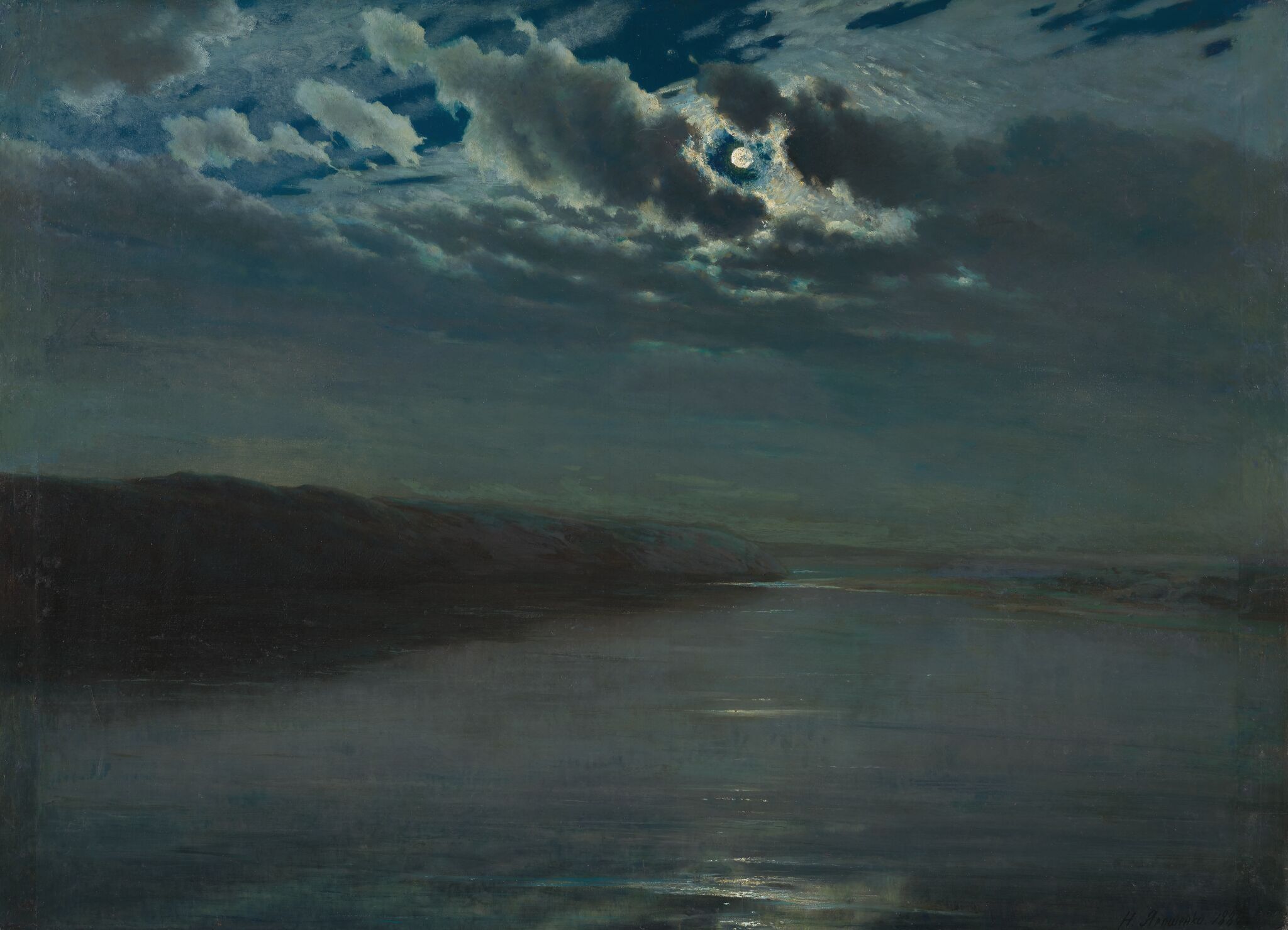 Ночь на Каме, Nikolai Yaroshenko, 1884