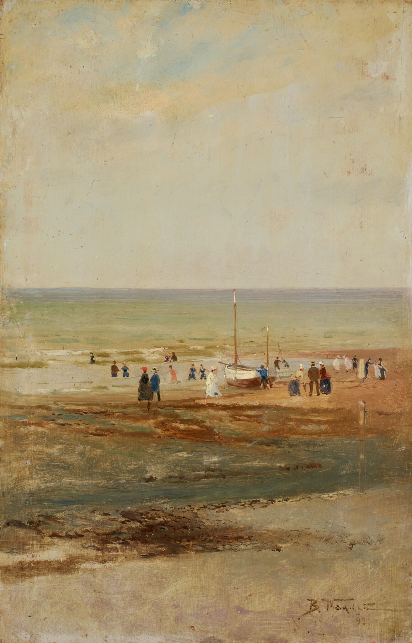 На пляже, Vladimir Makovsky, 1893
