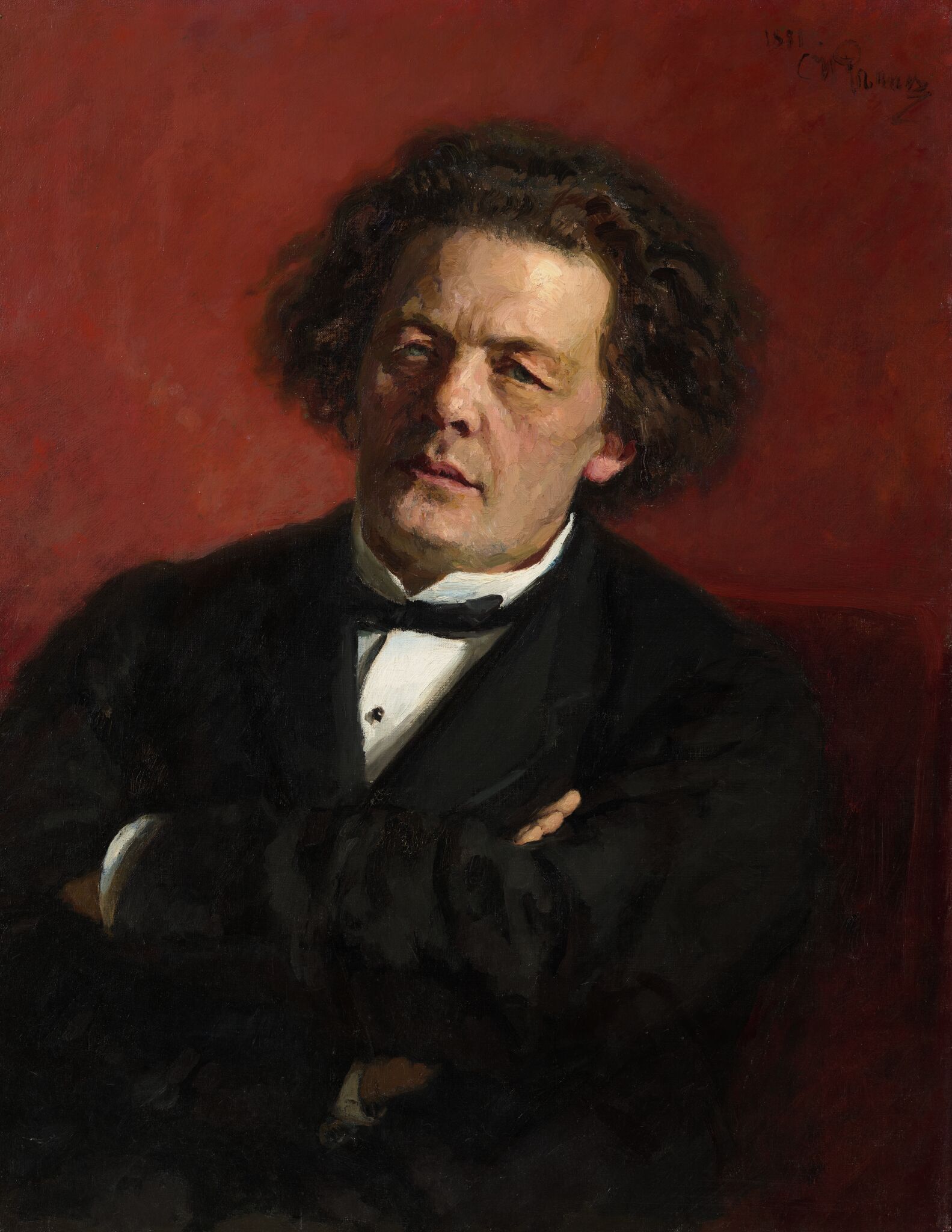 Портрет А.Г. Рубинштейна , Ilya Repin, 1881