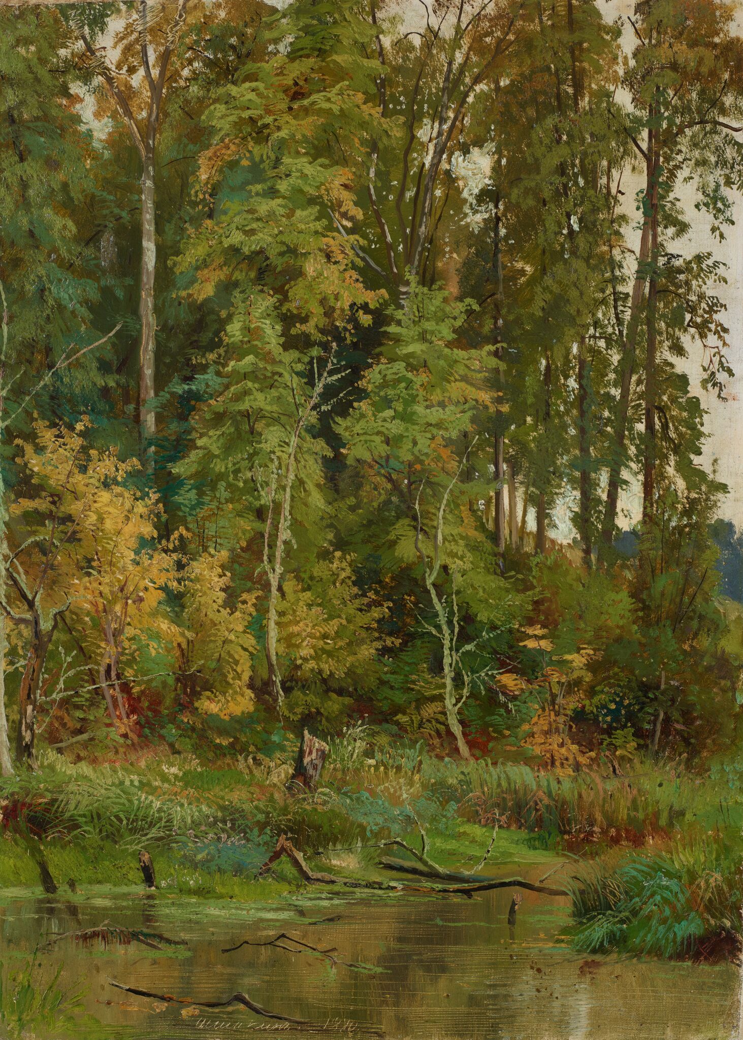 К осени, Ivan Shishkin, 1880