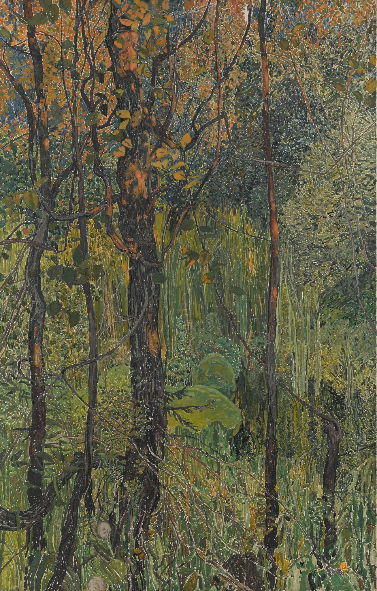 Болотная заросль, Aleksandr Golovin, 1917