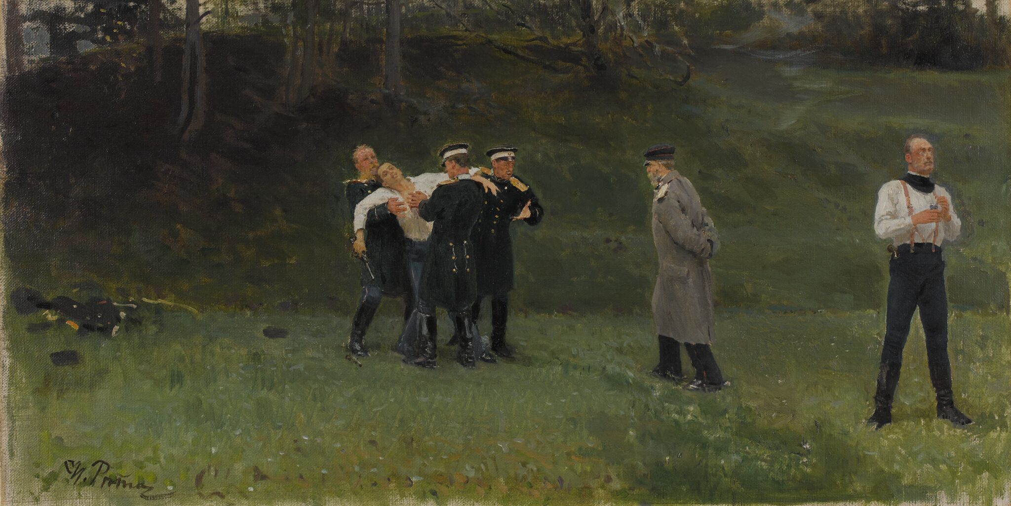Дуэль, Ilya Repin, 1897