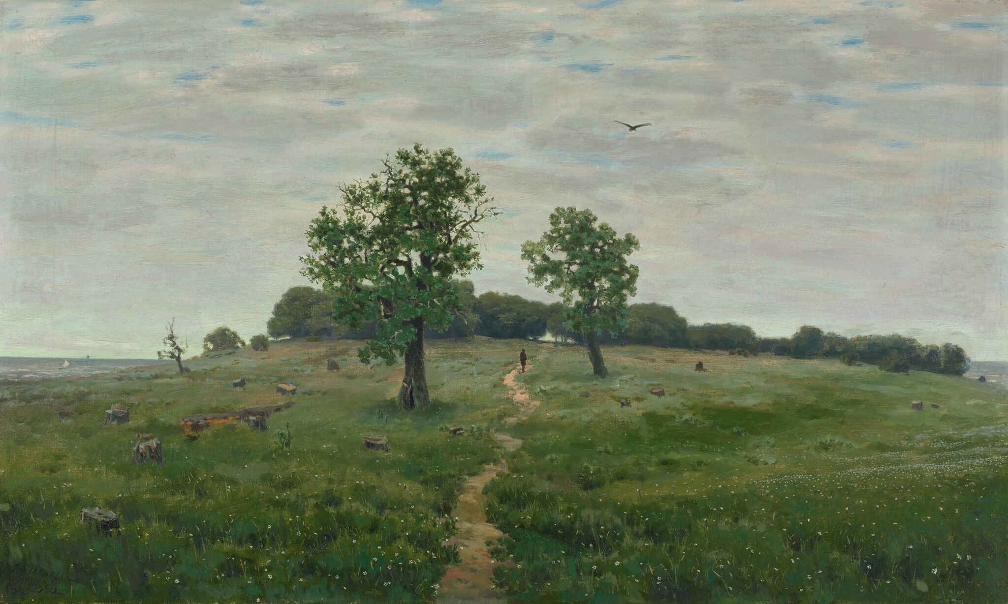 Серый денек, Apollinary Vasnetsov, 1883