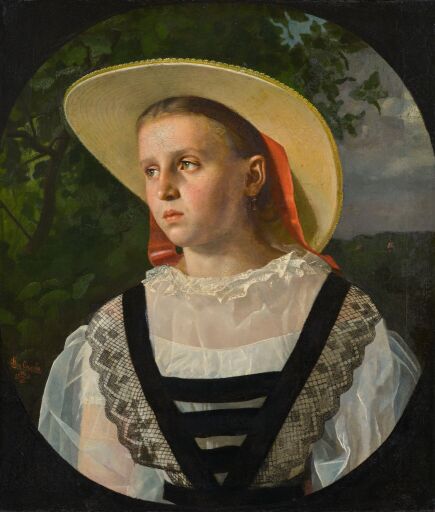 Портрет девочки Феодосии Огородниковой