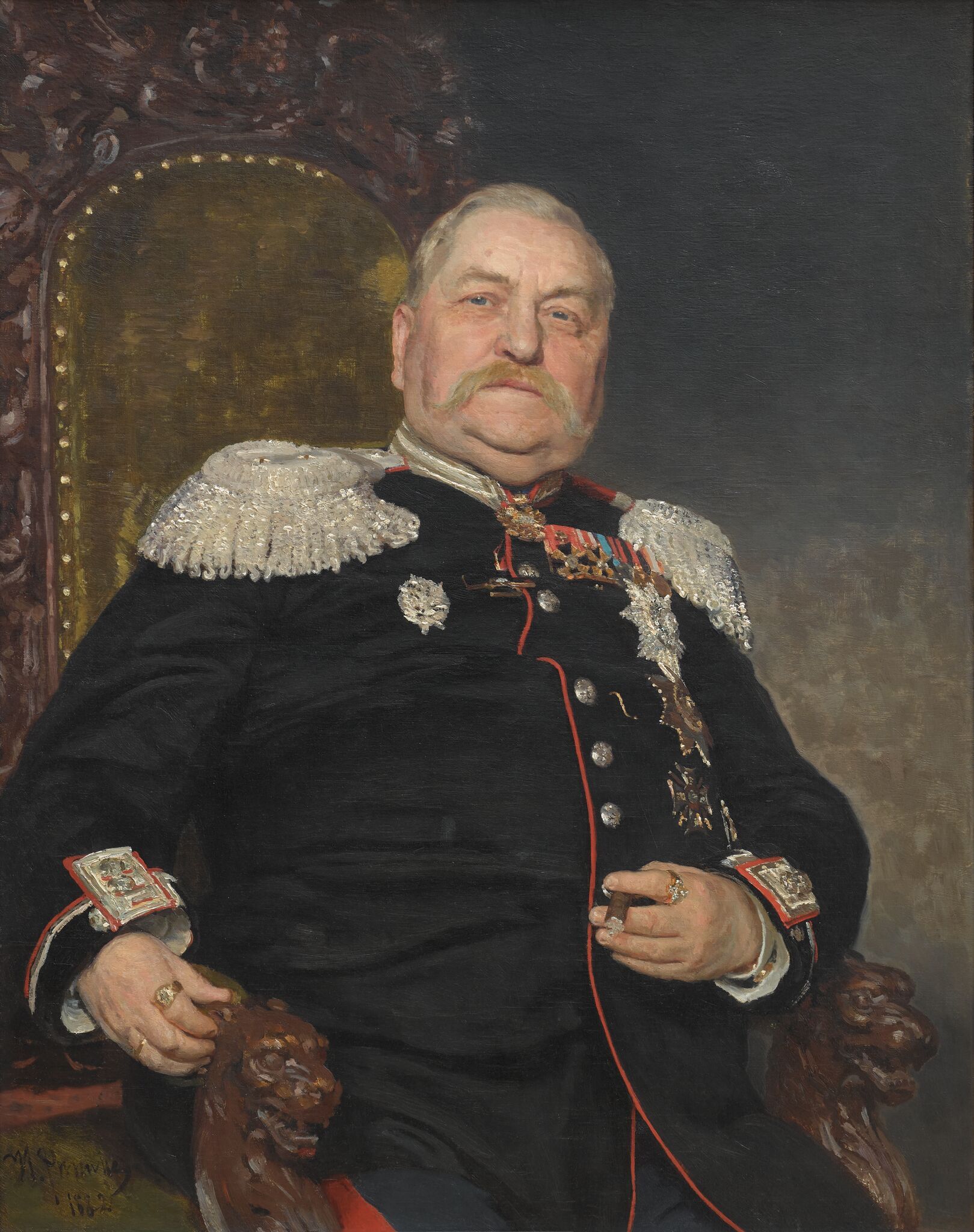 Портрет А.И. Дельвига, Ilya Repin, 1882