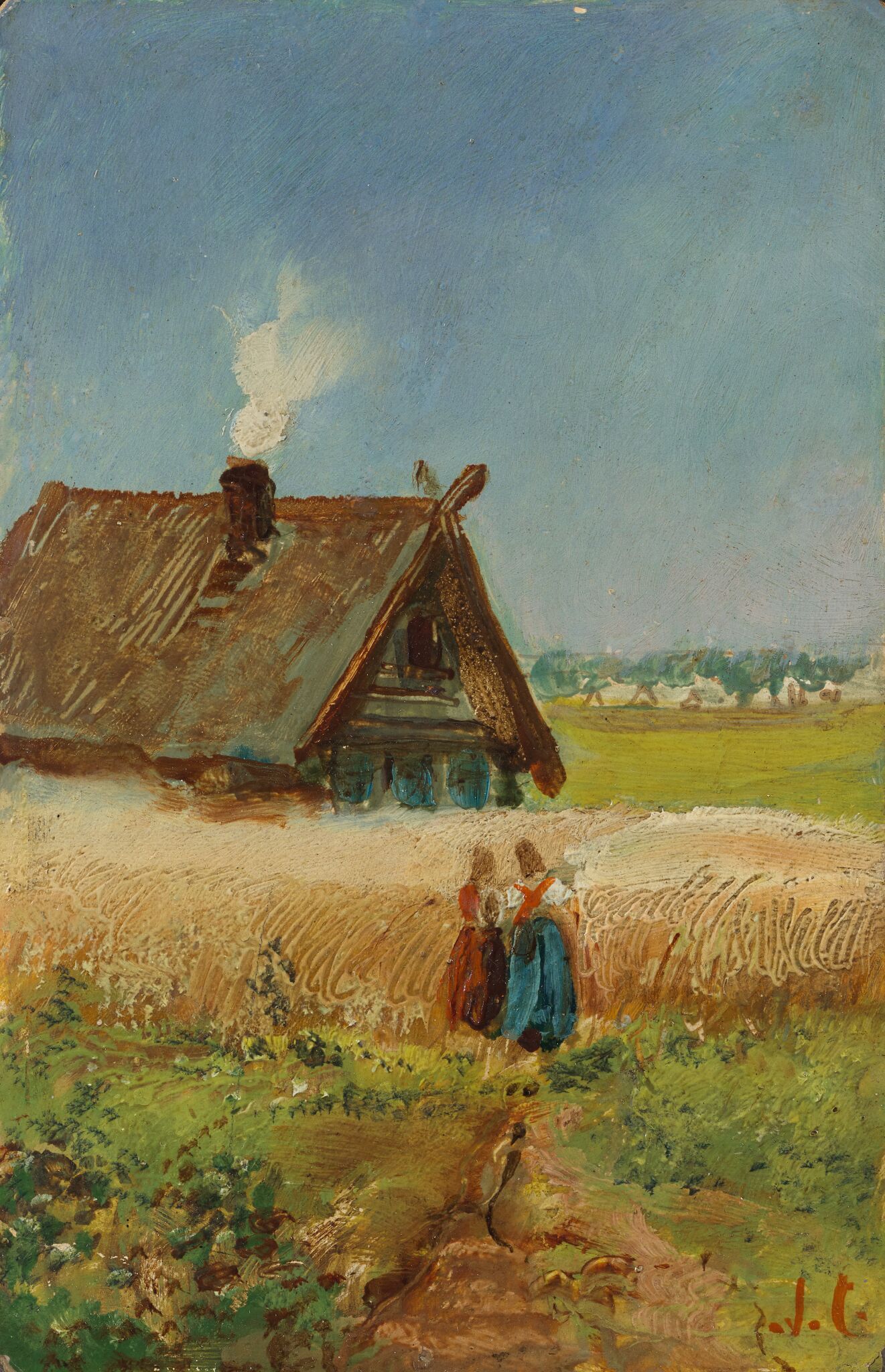 Кутузовская изба в Филях, Alexei Savrasov, 1860s