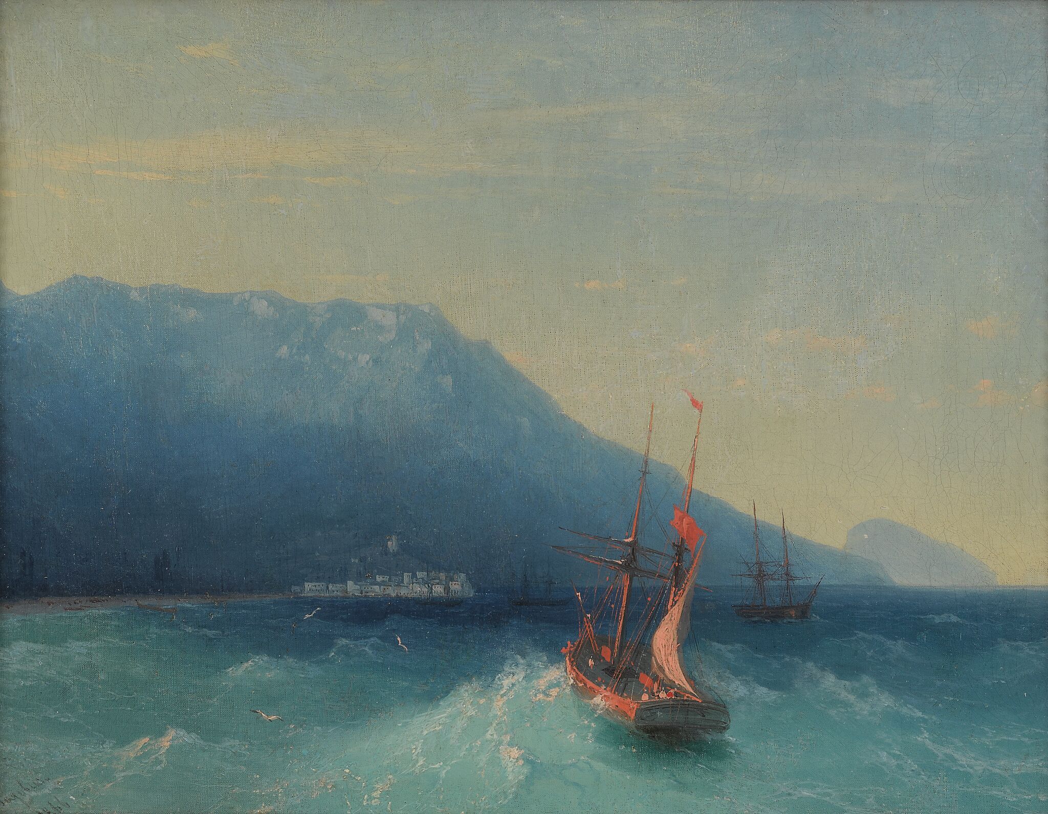 Ялта, Ivan Aivazovsky, 1866
