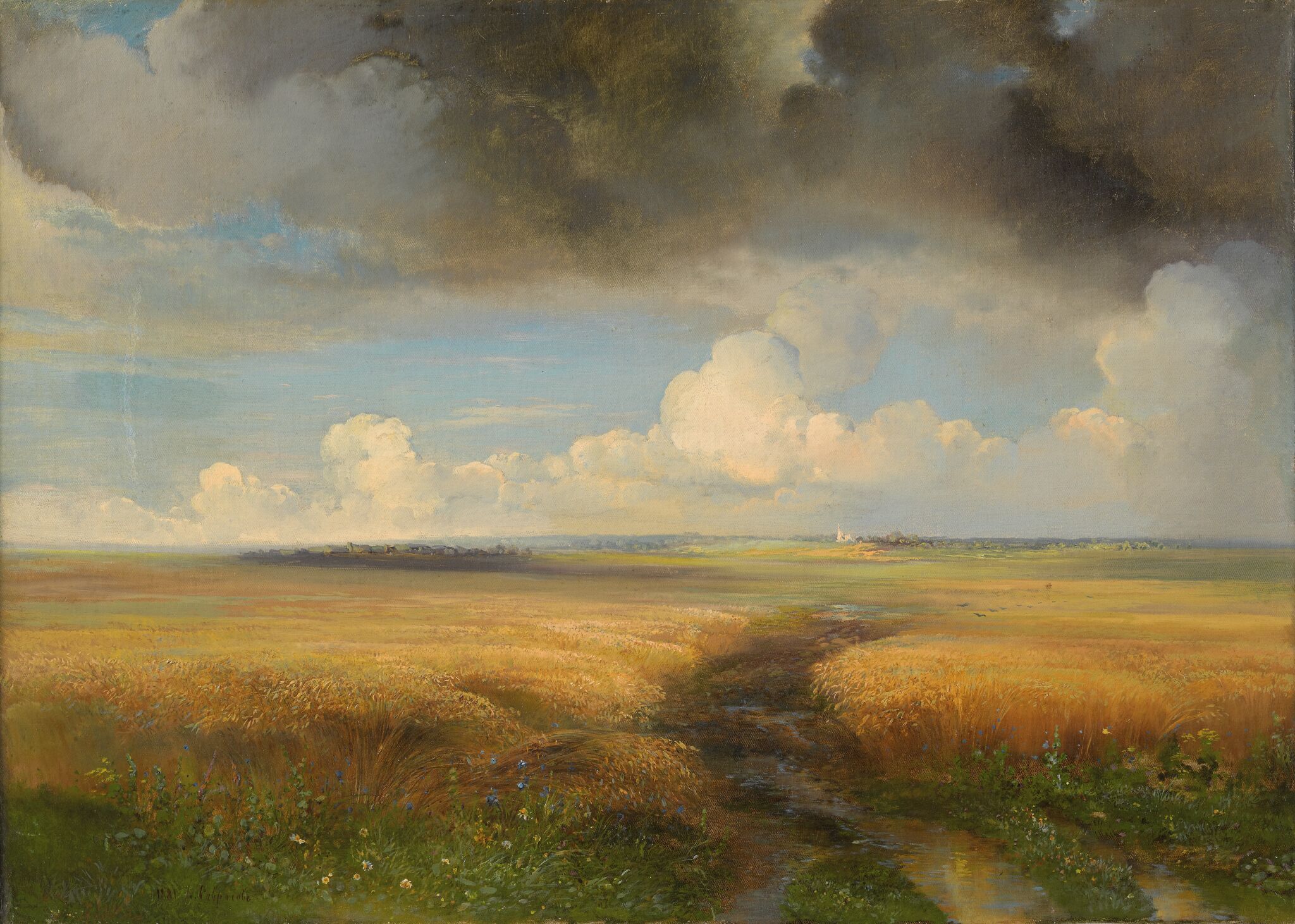 Рожь, Alexei Savrasov, 1881