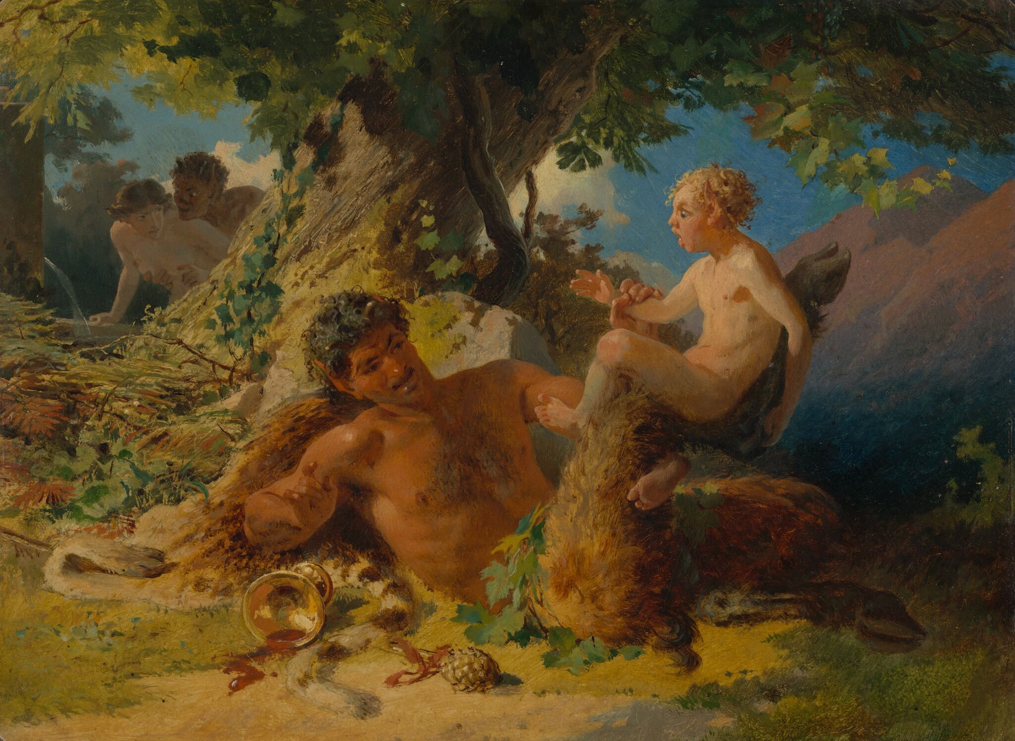 Сатиры в Аркадии счастливой, Худяков Василий, Конец 1850-х - начало 1860-х