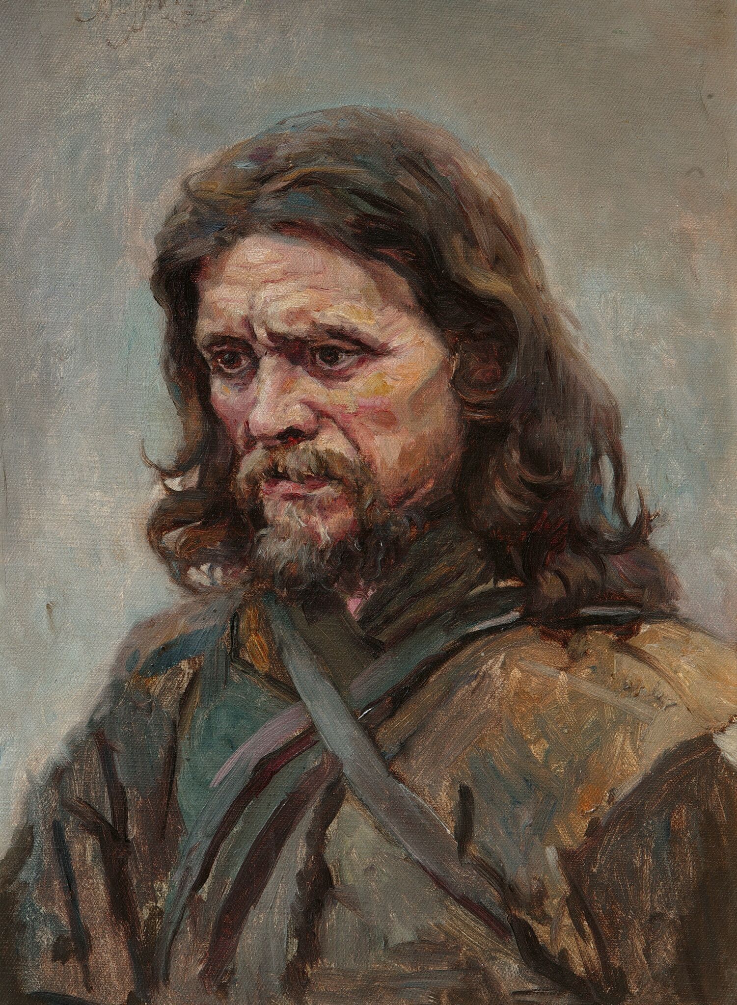Странник, Vasily Surikov, 1885