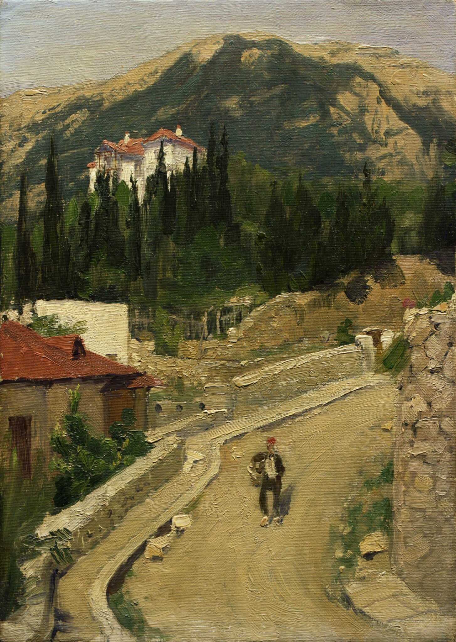 Улица в Ялте, Viktor Vasnetsov, 1903